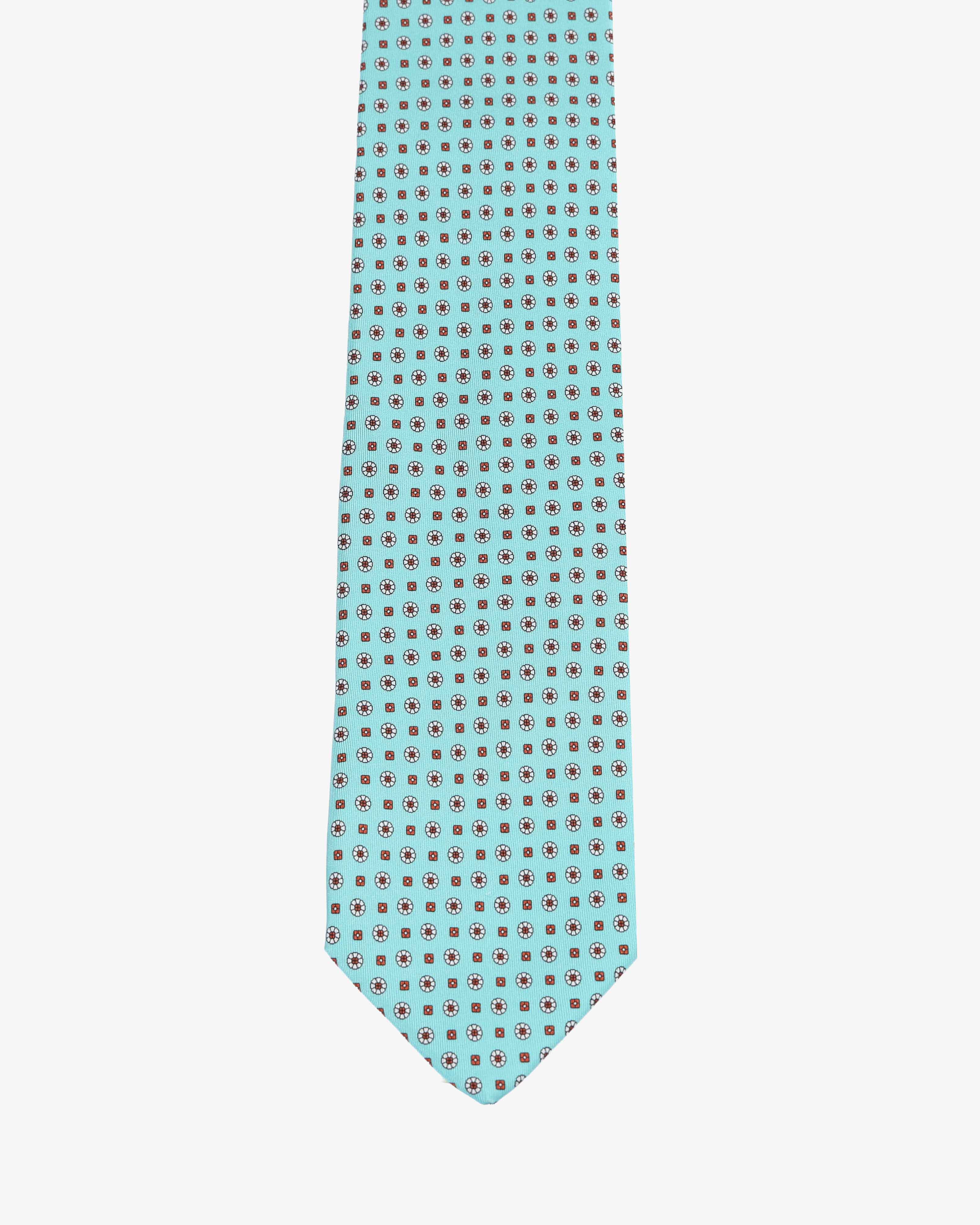 Cravatta con fantasia - Blu Marino - Comella Sartoria
