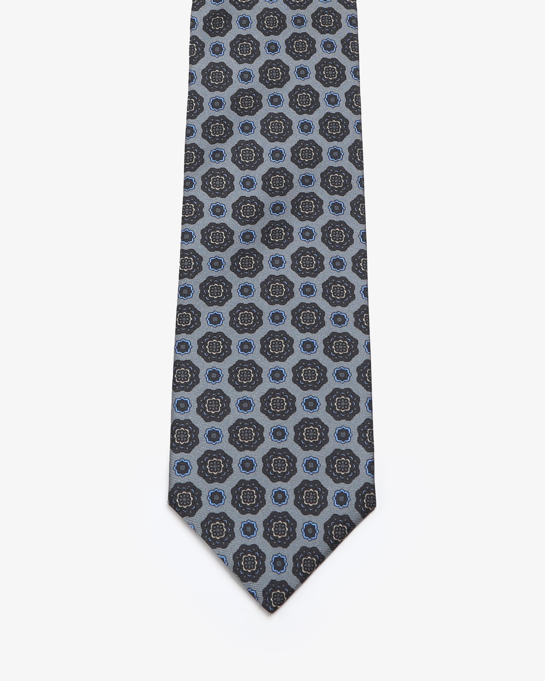 Cravatta con fantasia - Grigio
