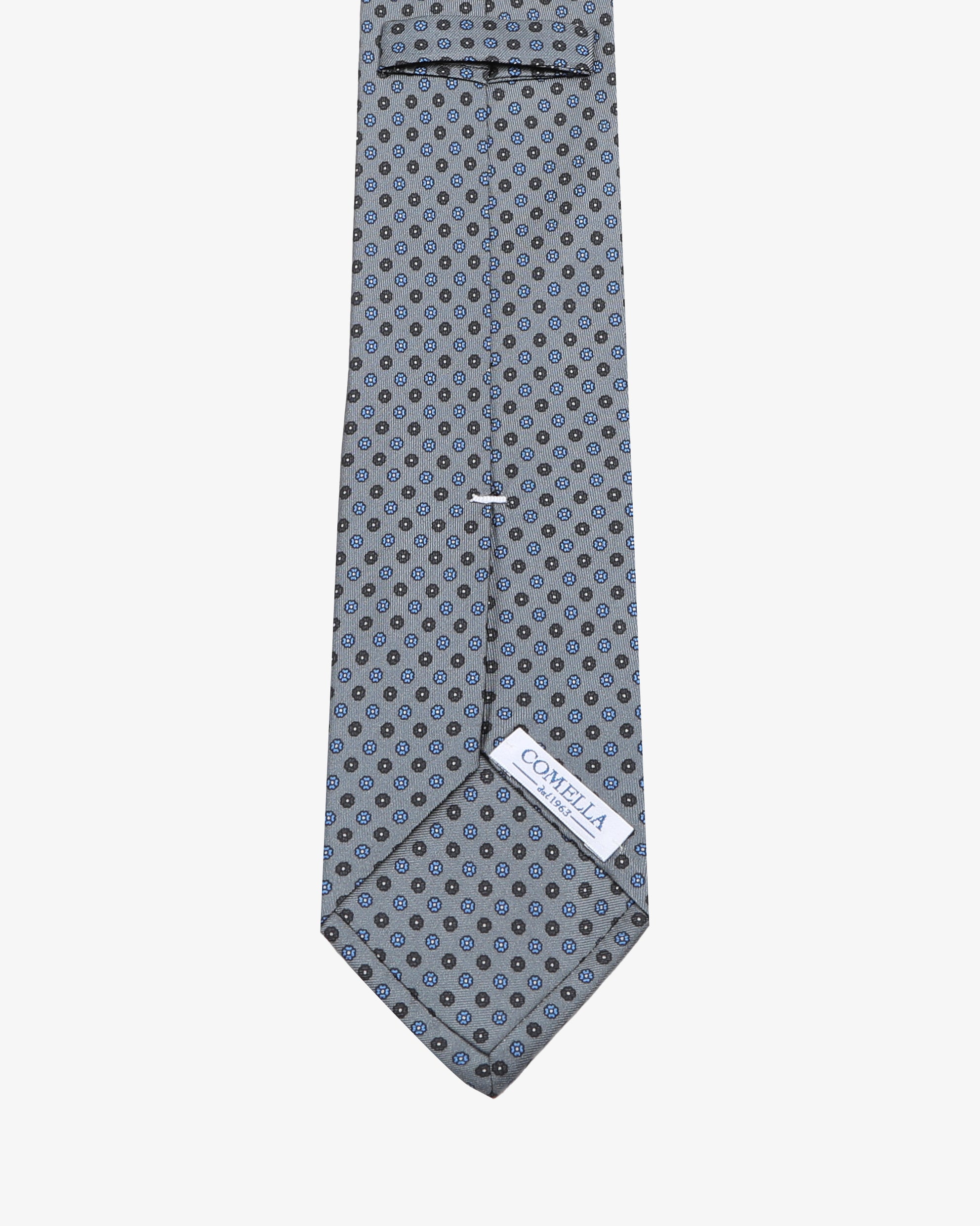 Cravatta con fantasia - Grigio