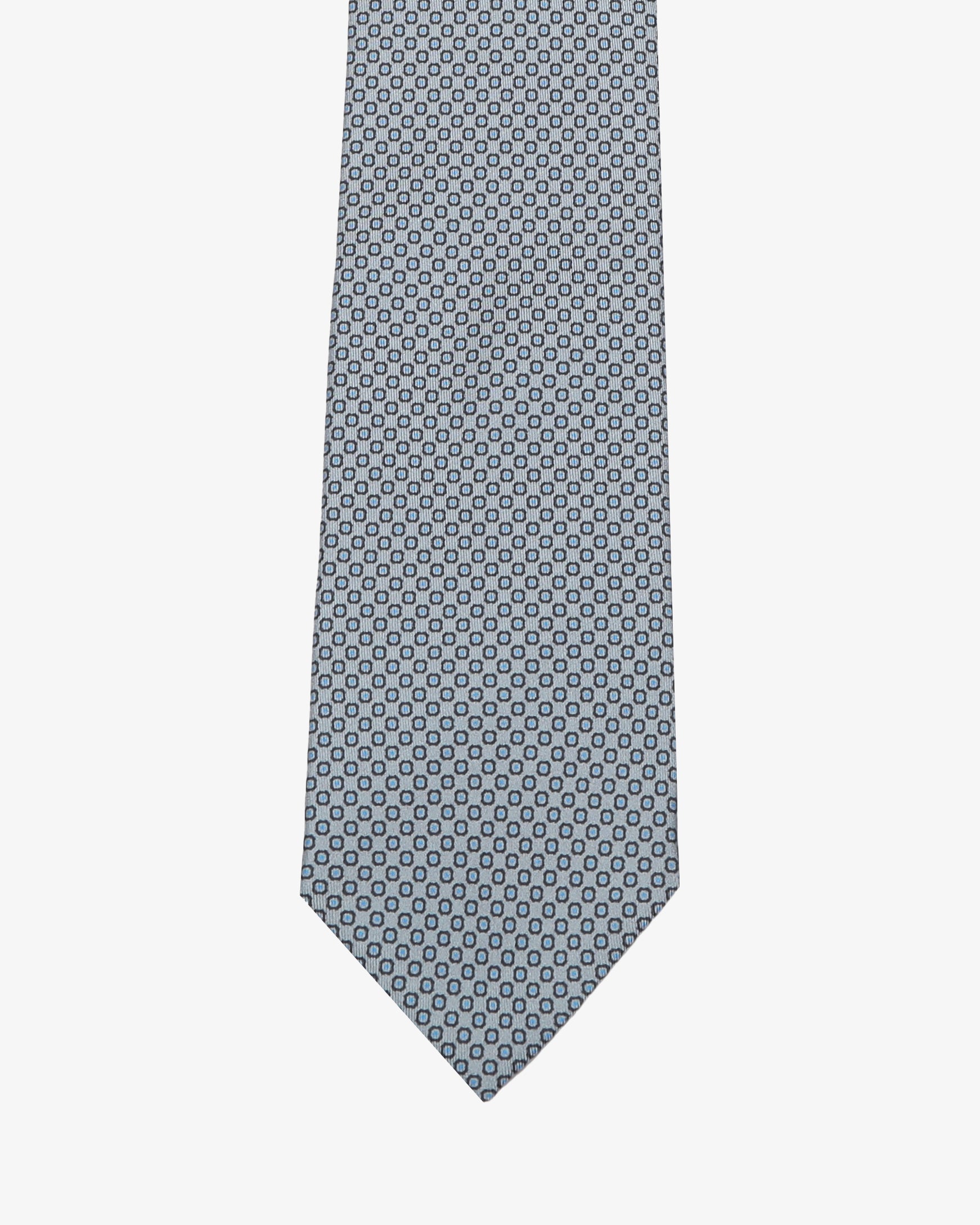 Cravatta con fantasia - Blu