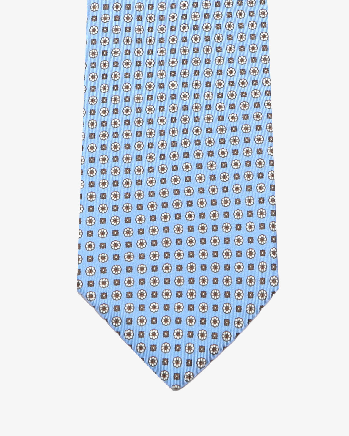 Cravatta con fantasia - Celeste