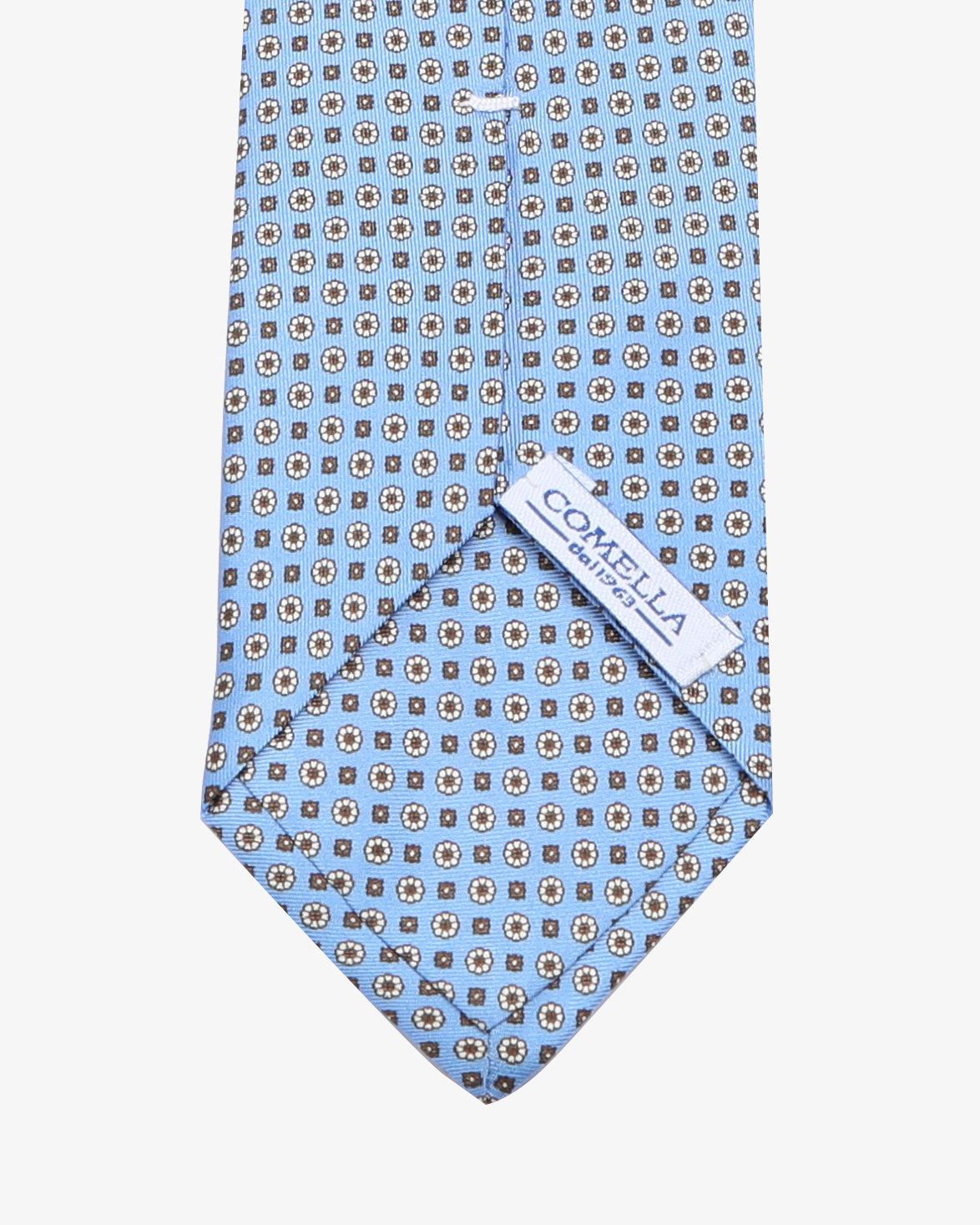 Cravatta con fantasia - Celeste