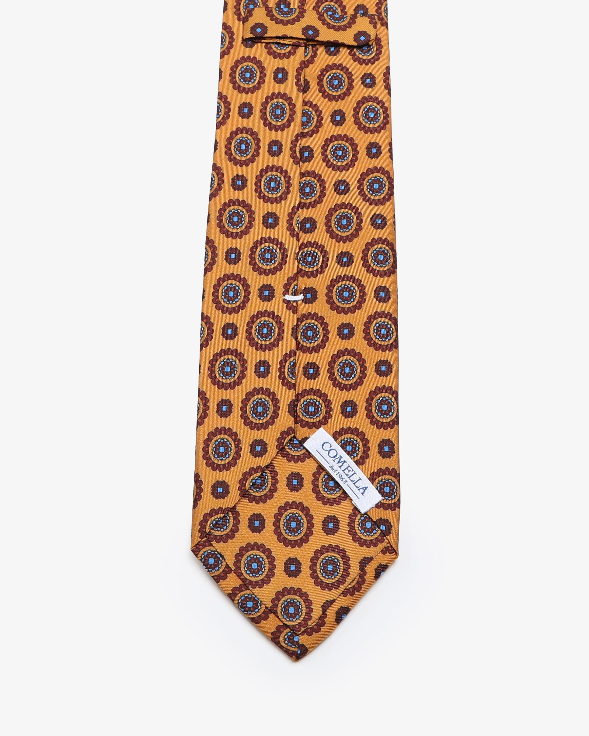 Cravatta con fantasia - Arancio