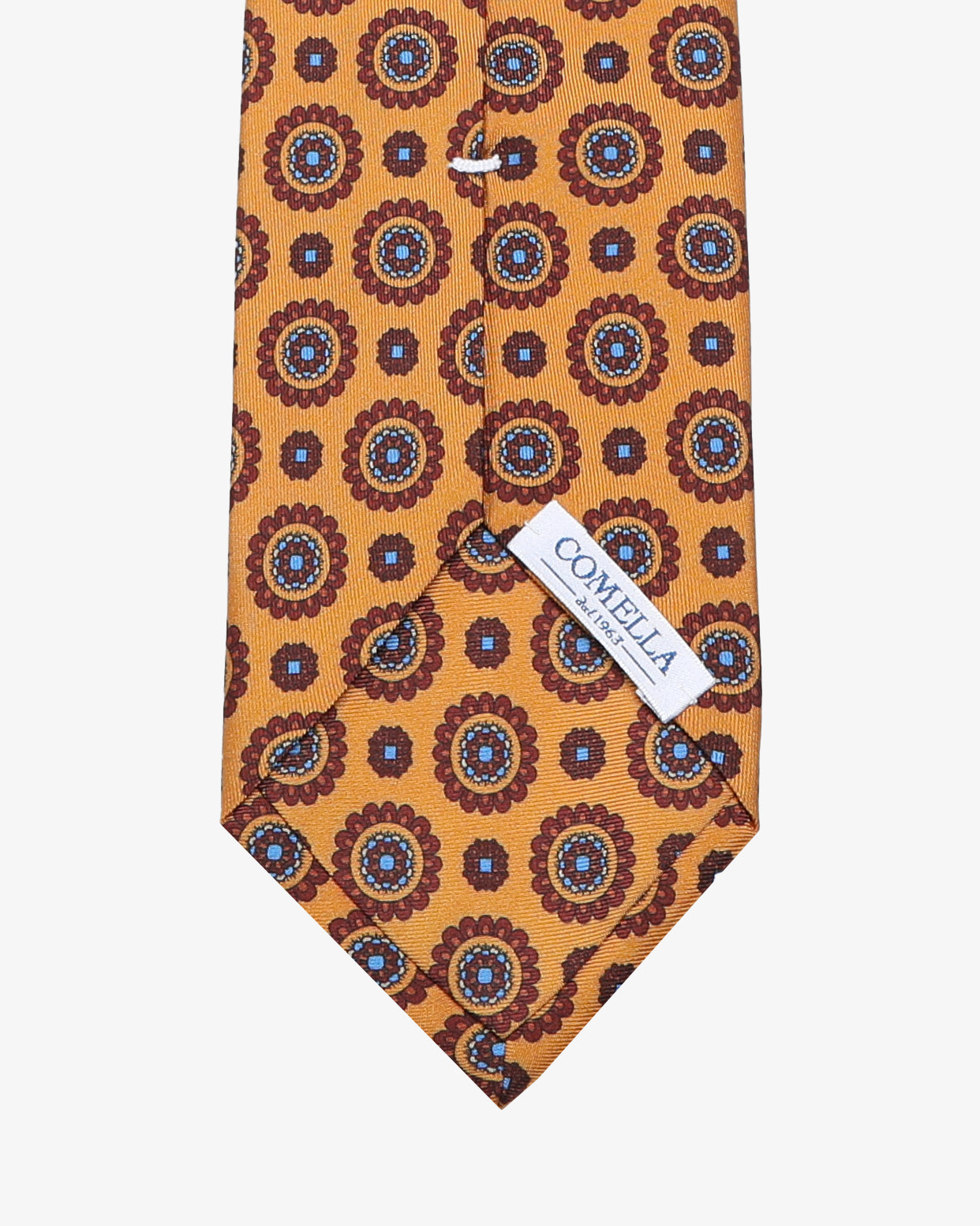 Cravatta con fantasia - Arancio