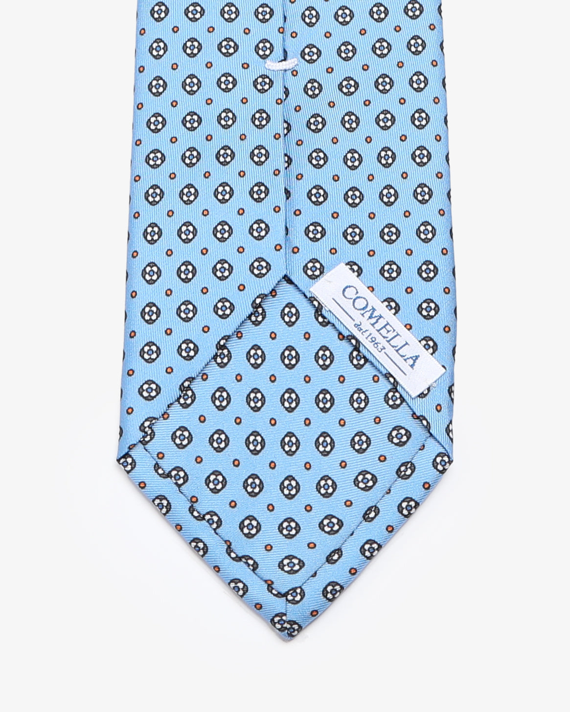 Cravatta con Fantasia - Celeste