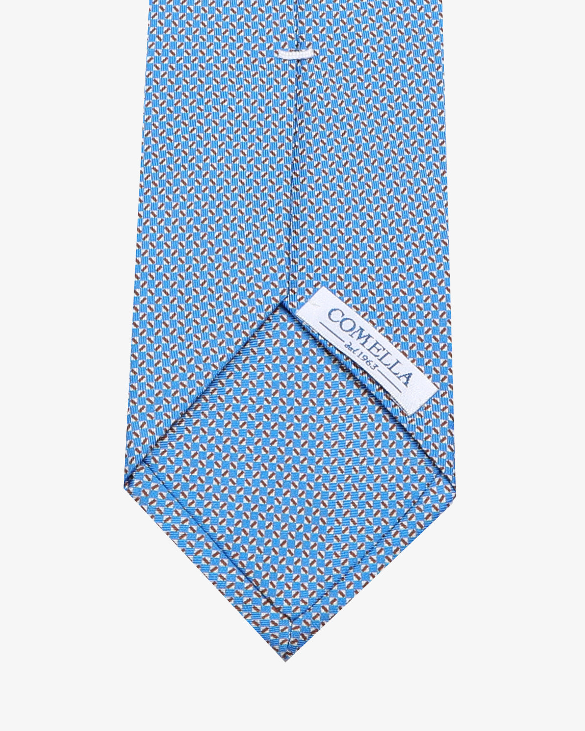Cravatta con fantasia - Celeste