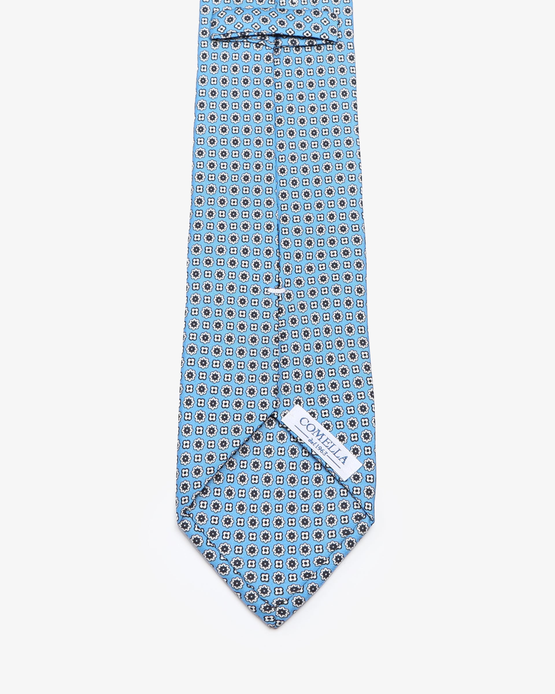 Cravatta con Fantasia - Celeste