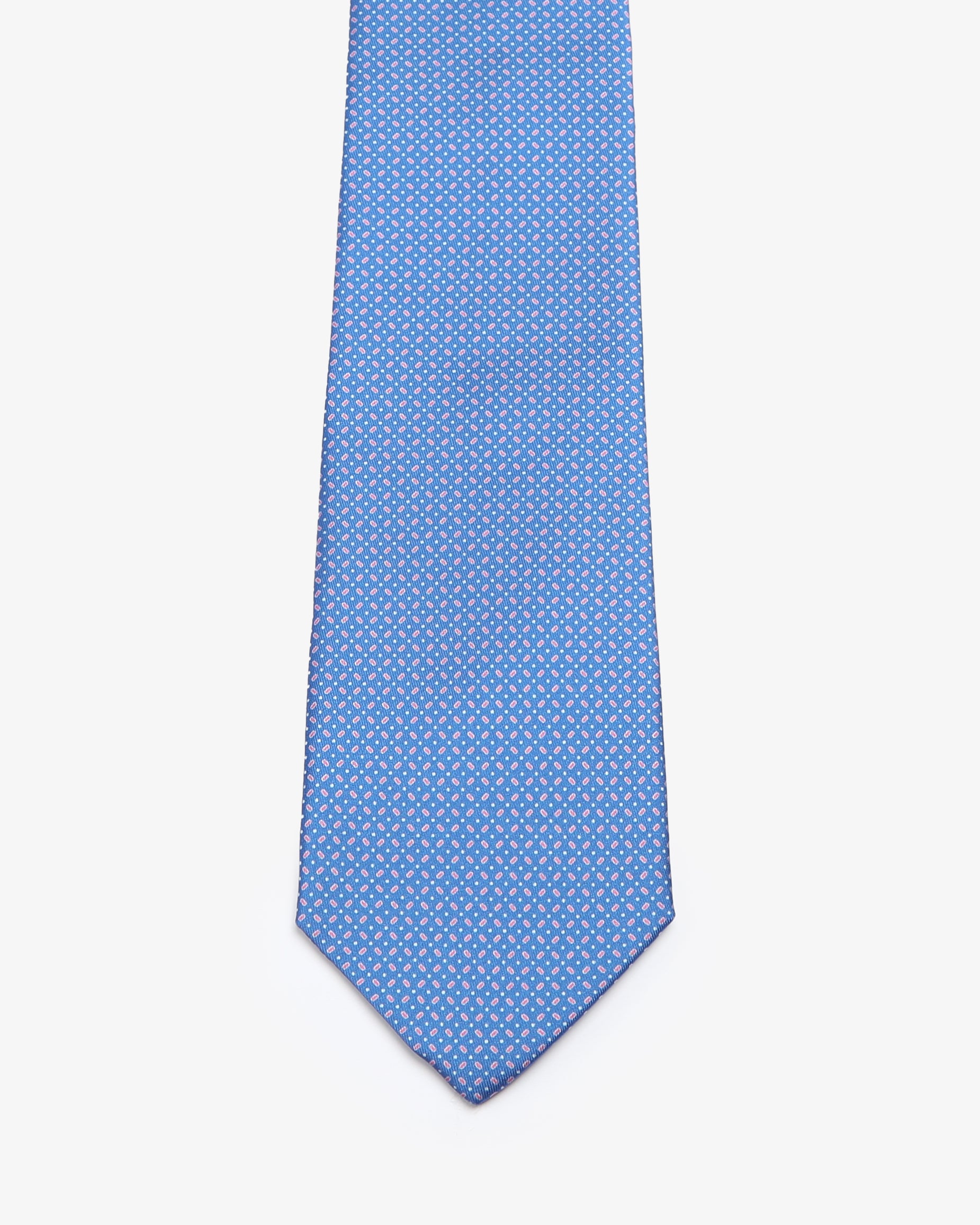 Cravatta con Fantasia - Celeste cielo