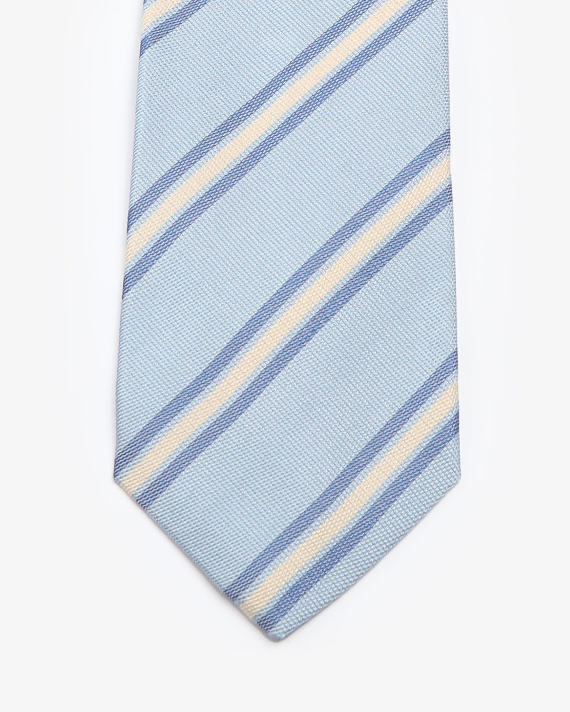 Cravatta a righe - Celeste