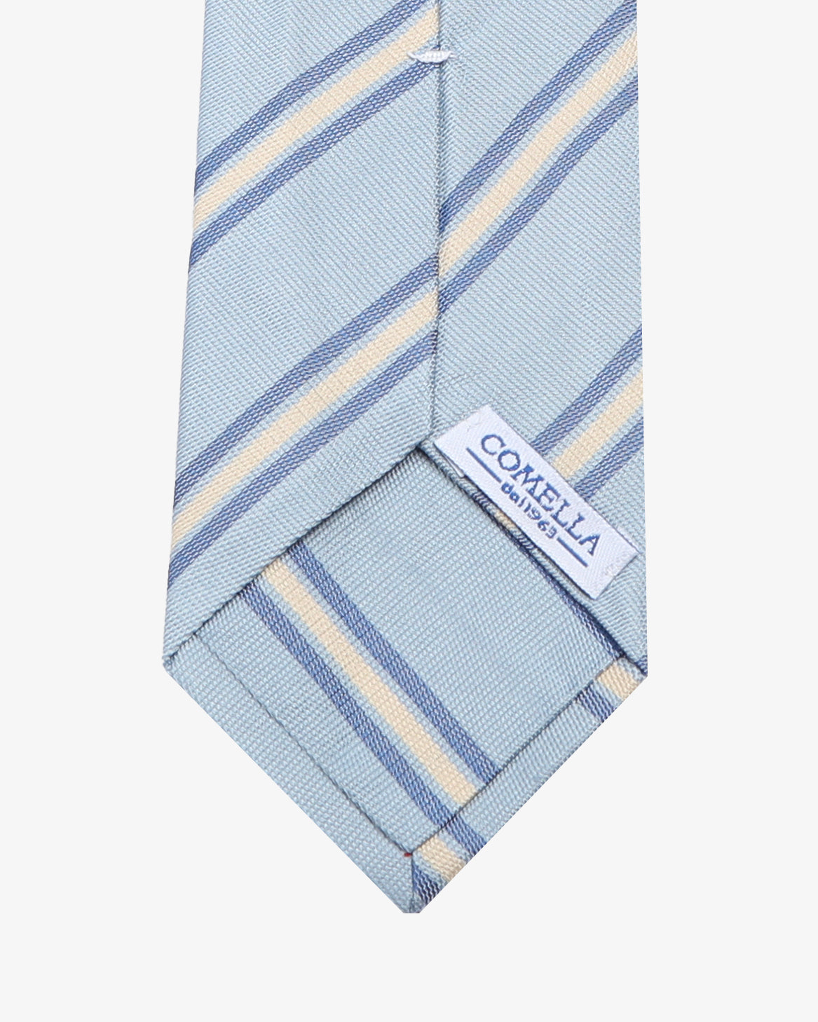 Cravatta a righe - Celeste