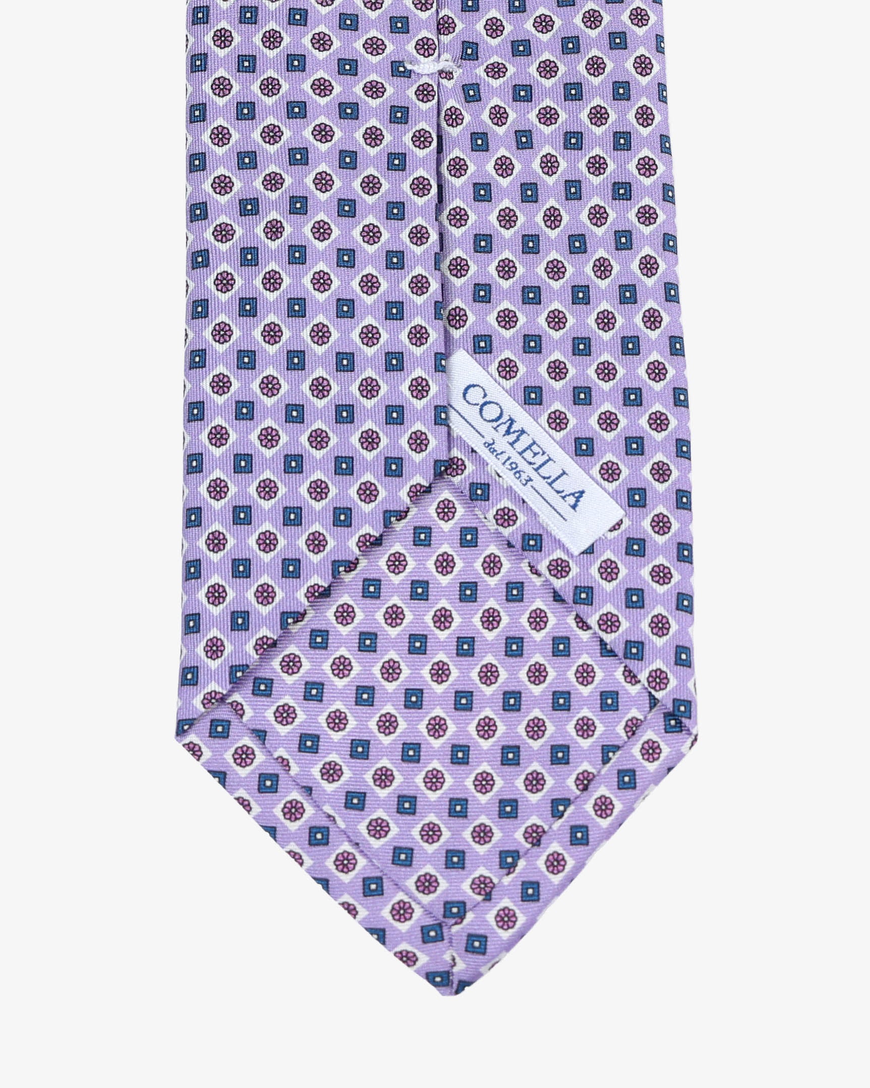 Cravatta con fantasia - Lilla - Comella Sartoria