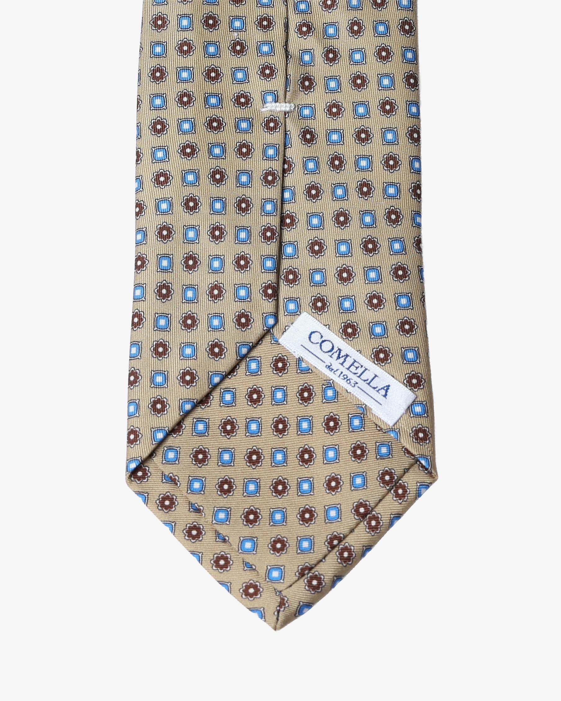 Cravatta con fantasia - Beige - Comella Sartoria