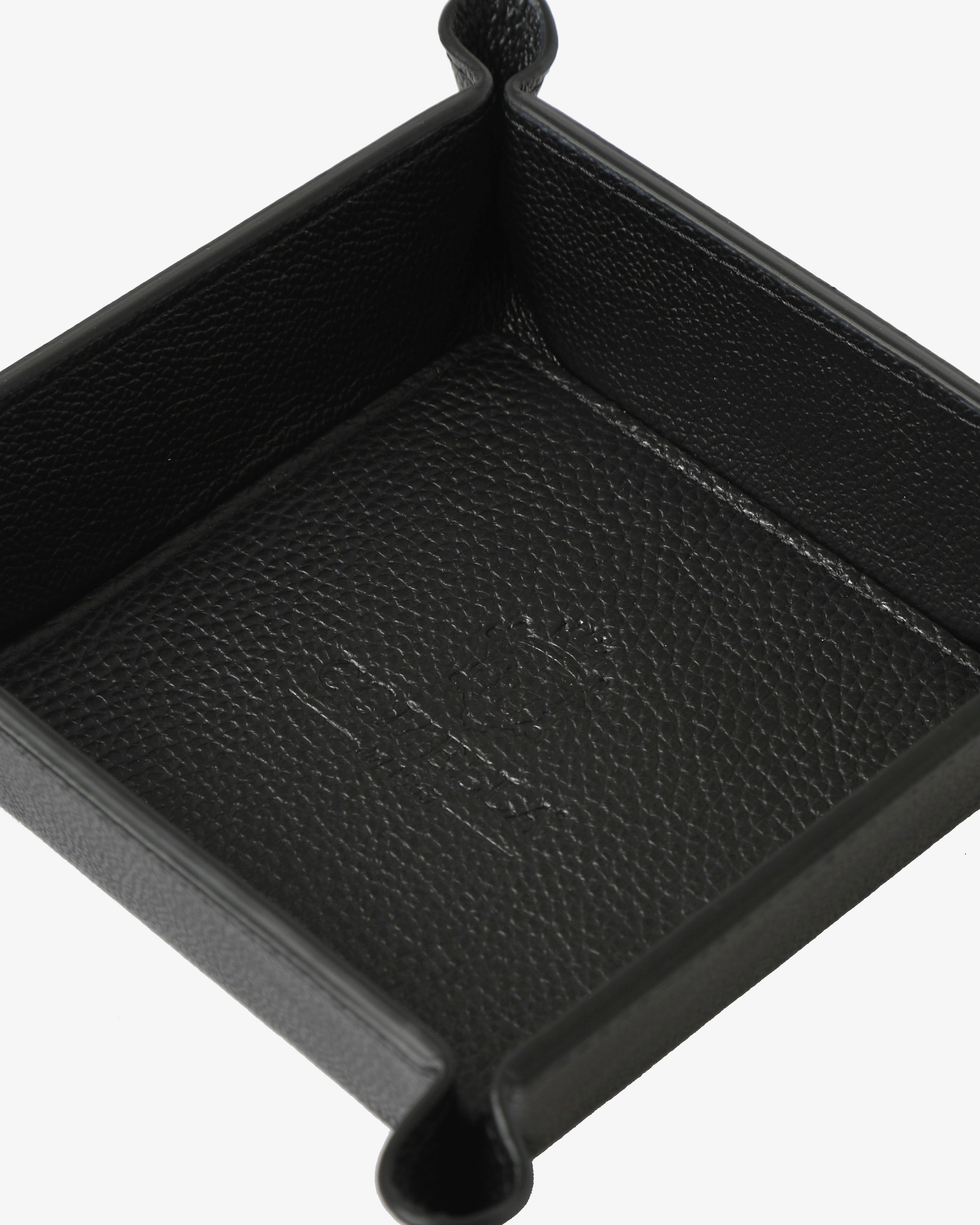 Svuota tasche in vera pelle - Nero