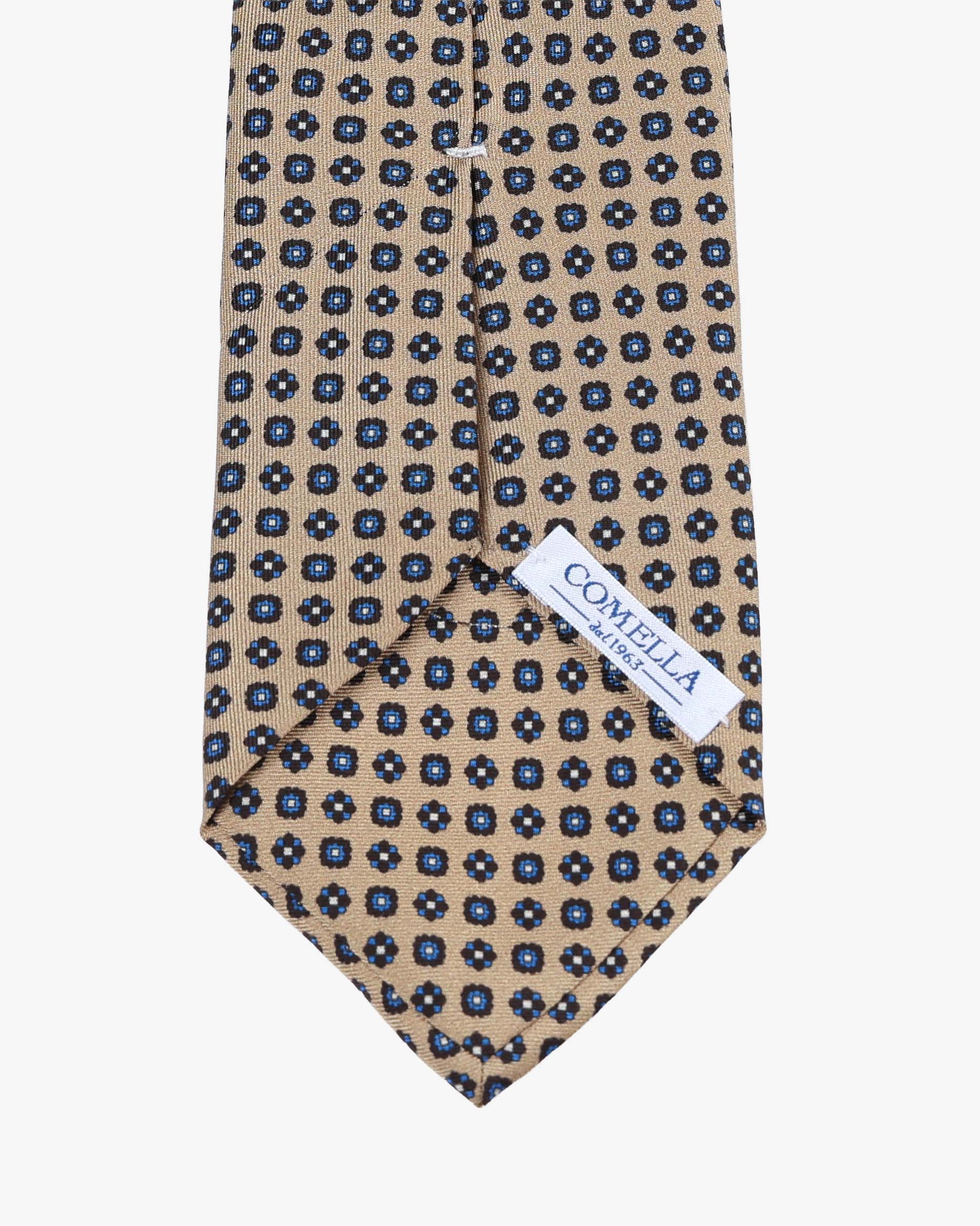 Cravatta con fantasia - Oro - Comella Sartoria
