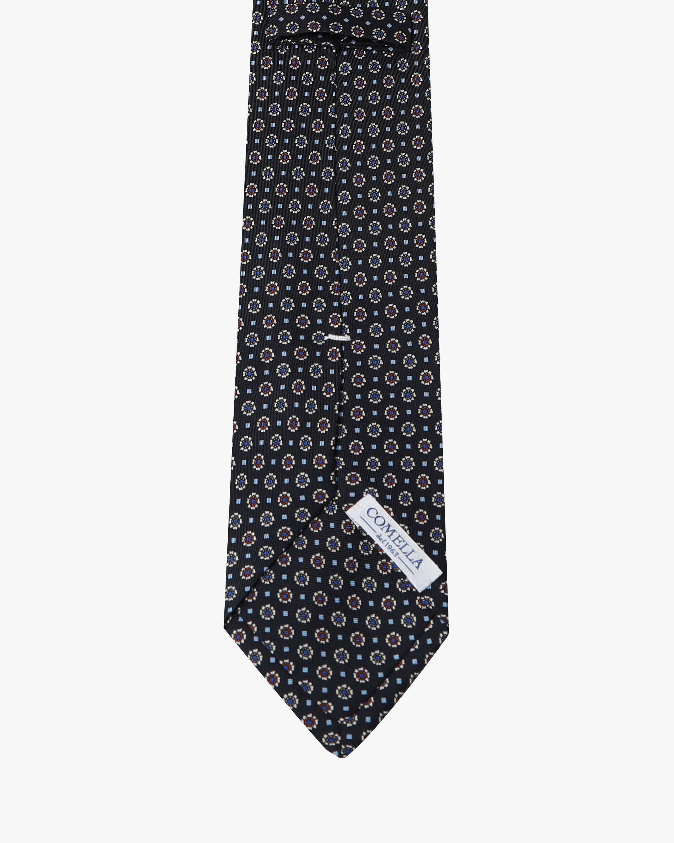 Cravatta con fantasia - Nero