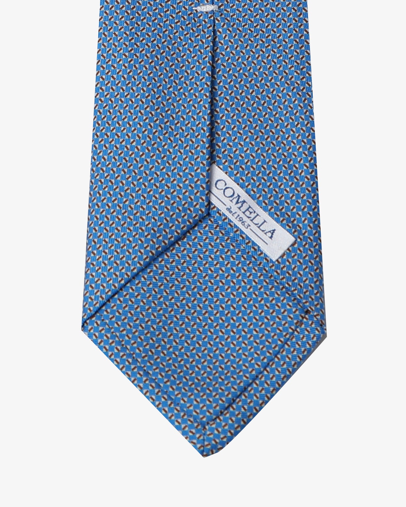 Cravatta con fantasia - Celeste