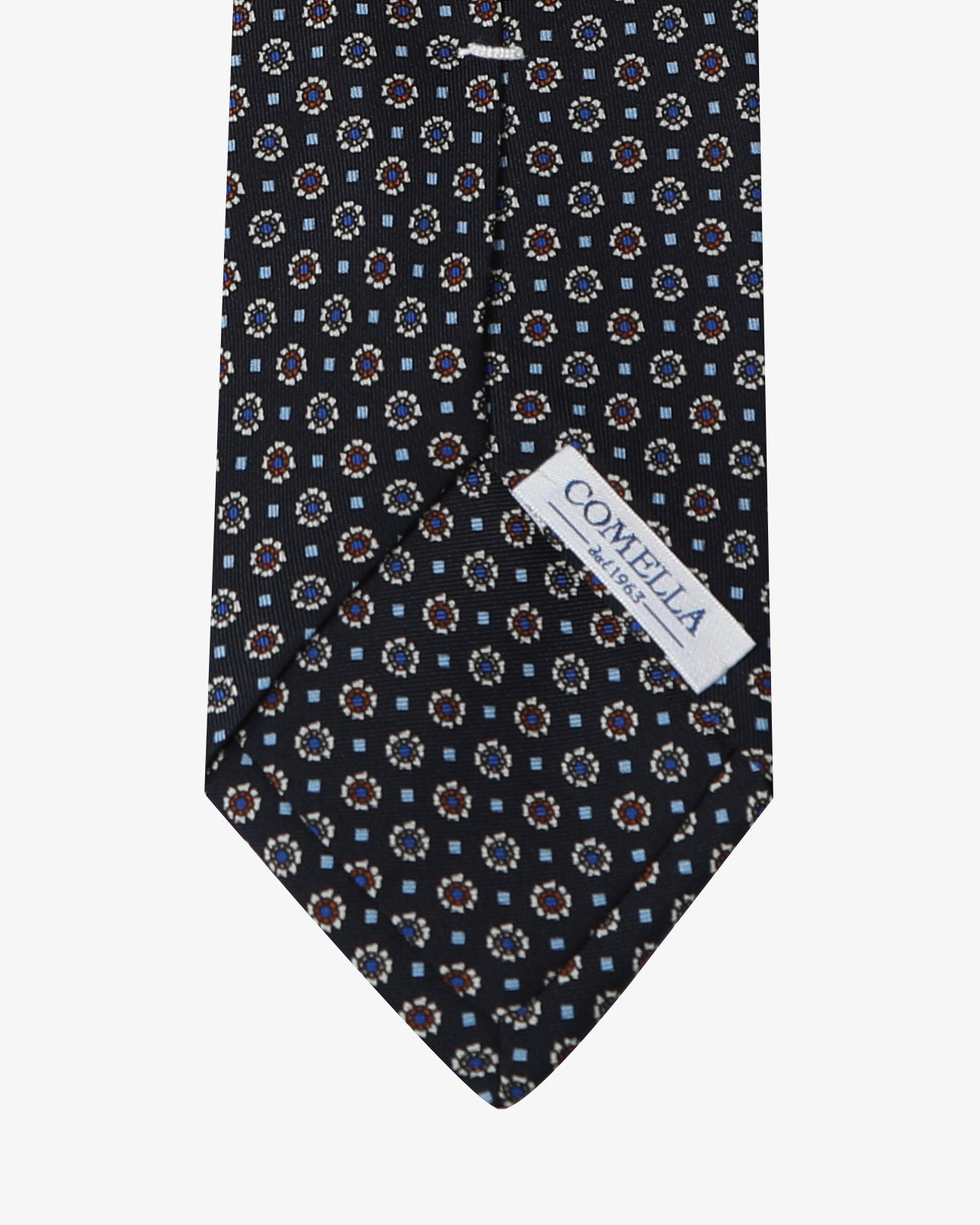Cravatta con fantasia - Nero