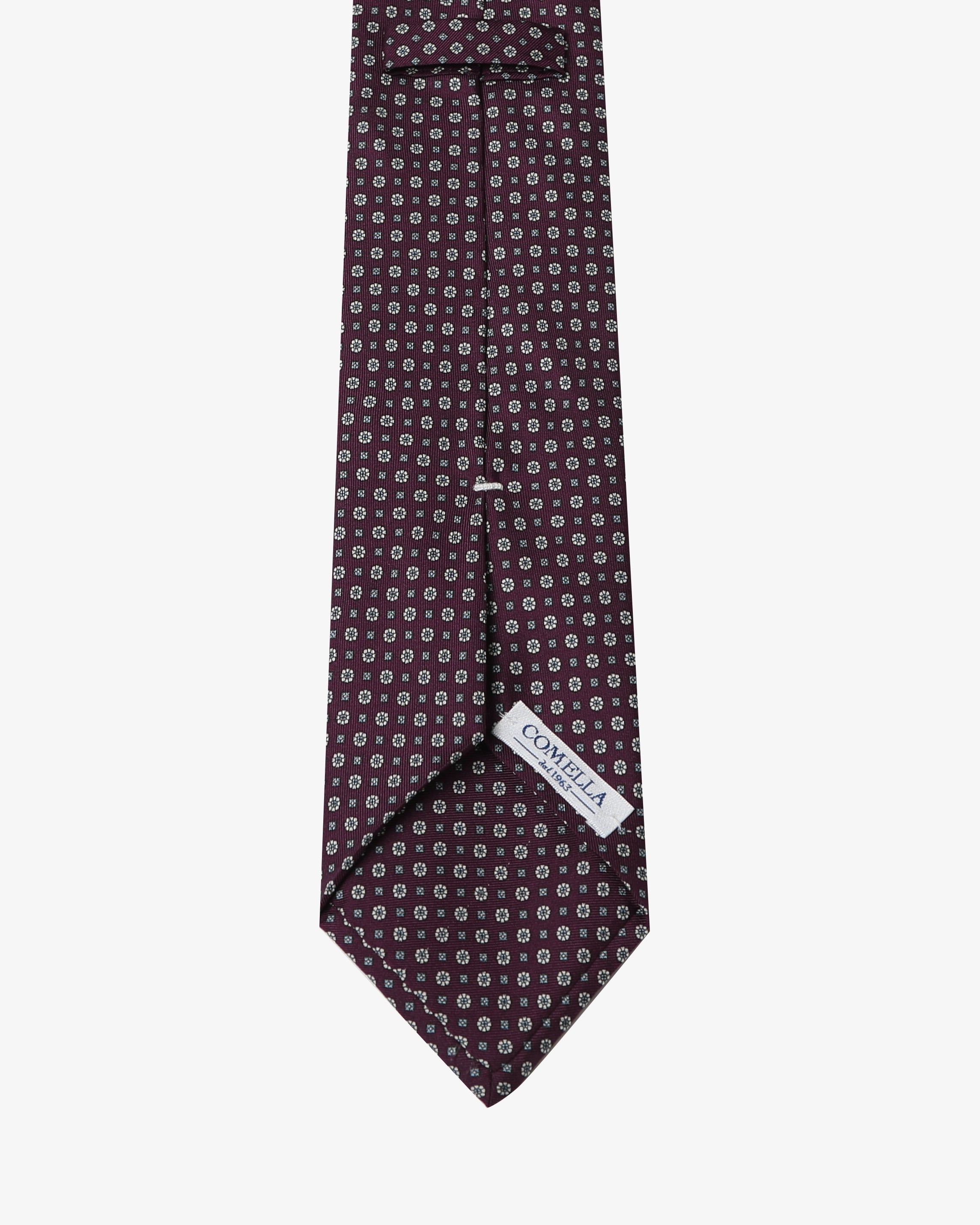 Cravatta con fantasia - Marrone