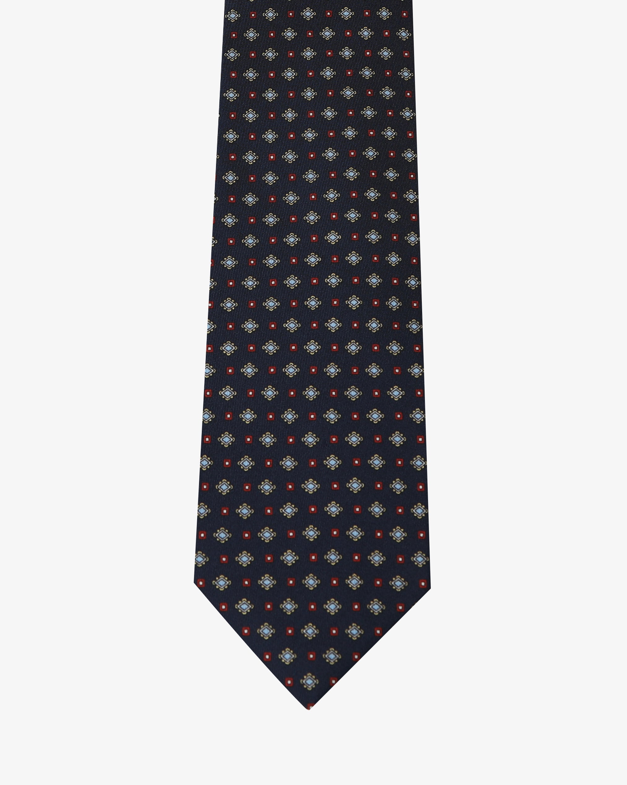 Cravatta con fantasia - Nero