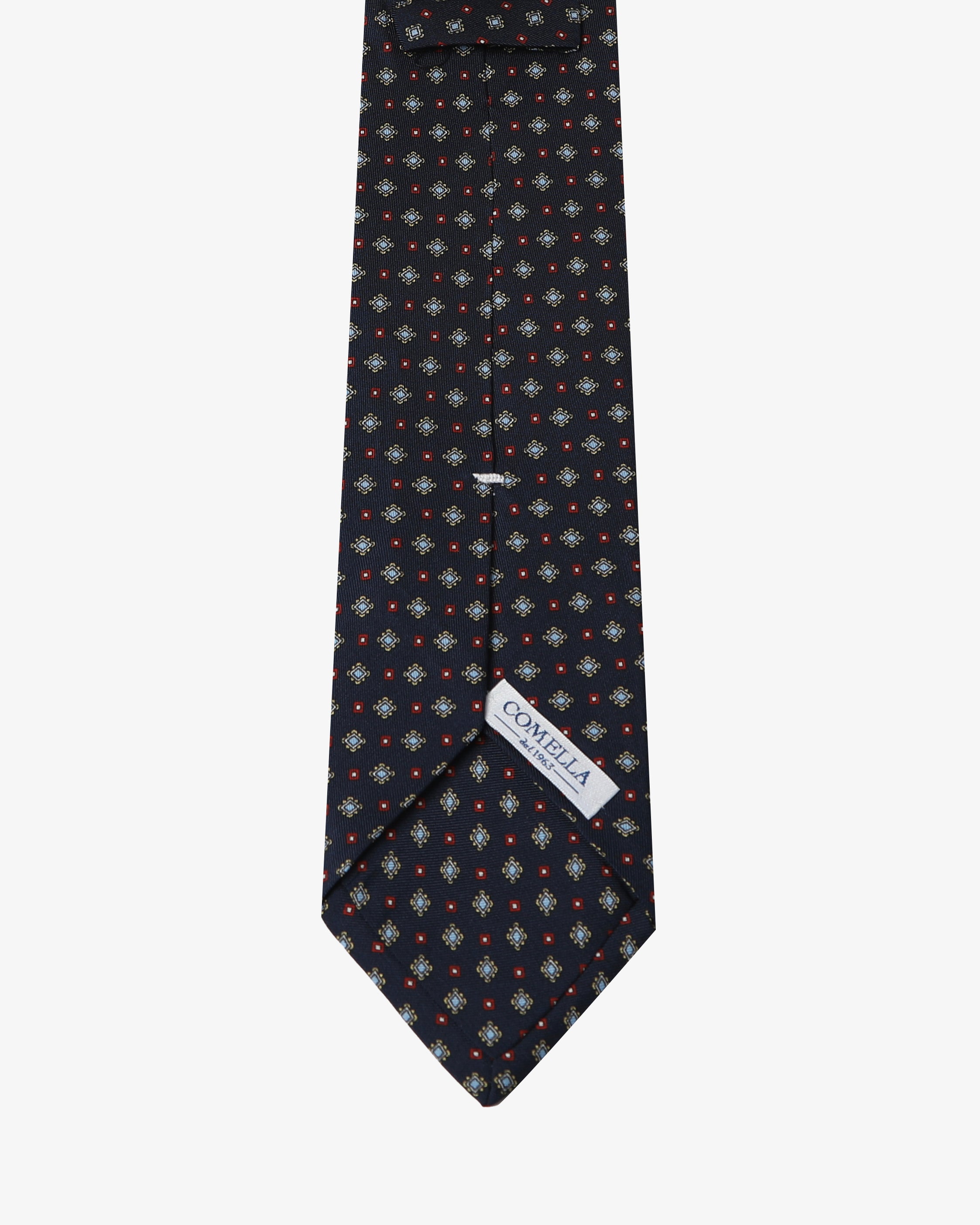 Cravatta con fantasia - Nero