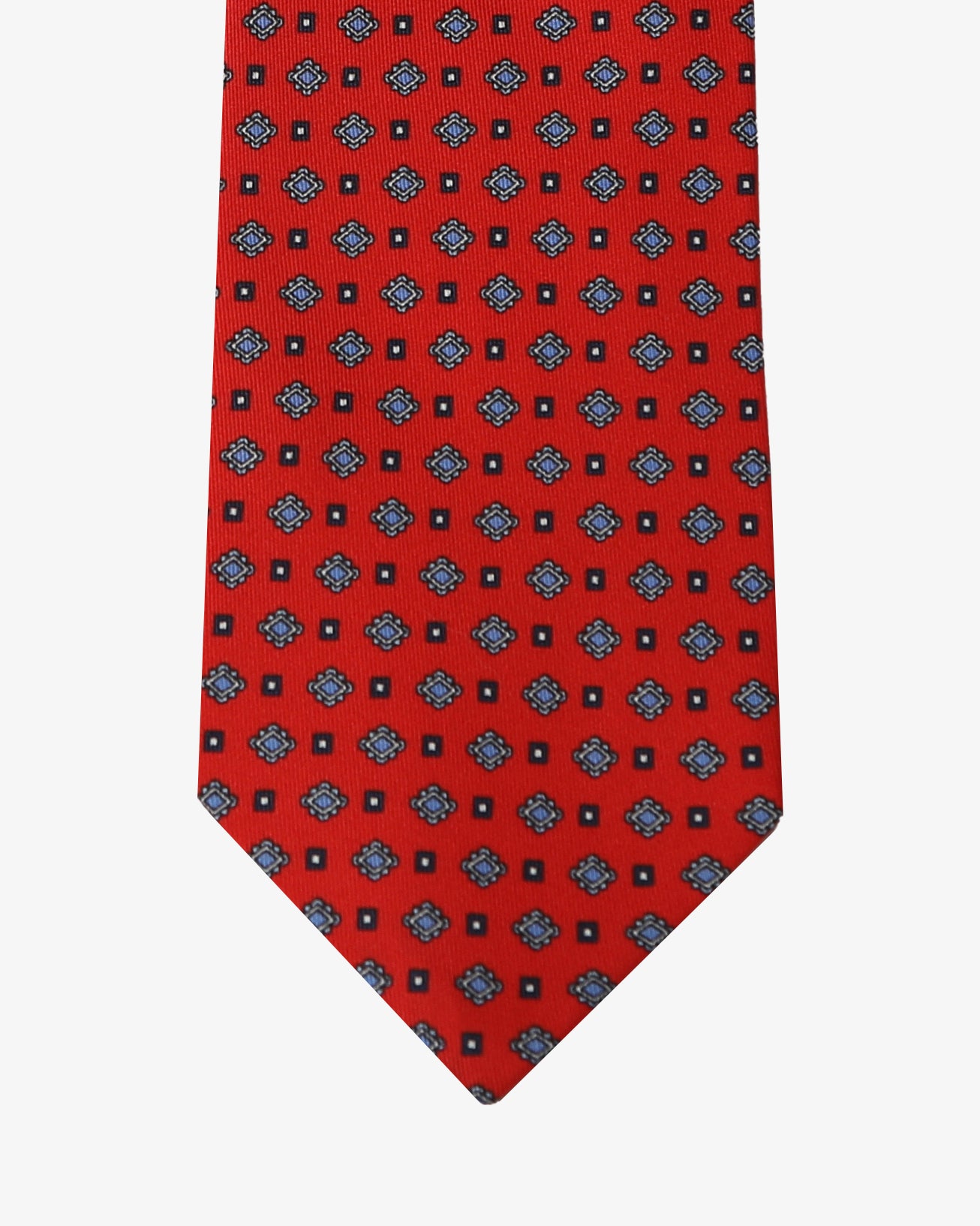 Cravatta con fantasia - Rosso