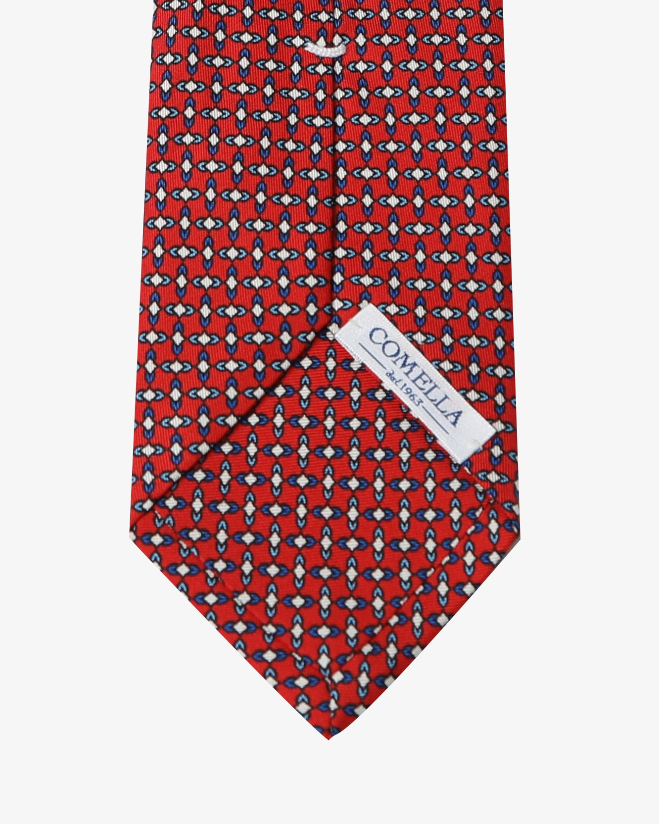 Cravatta con fantasia - Rosso
