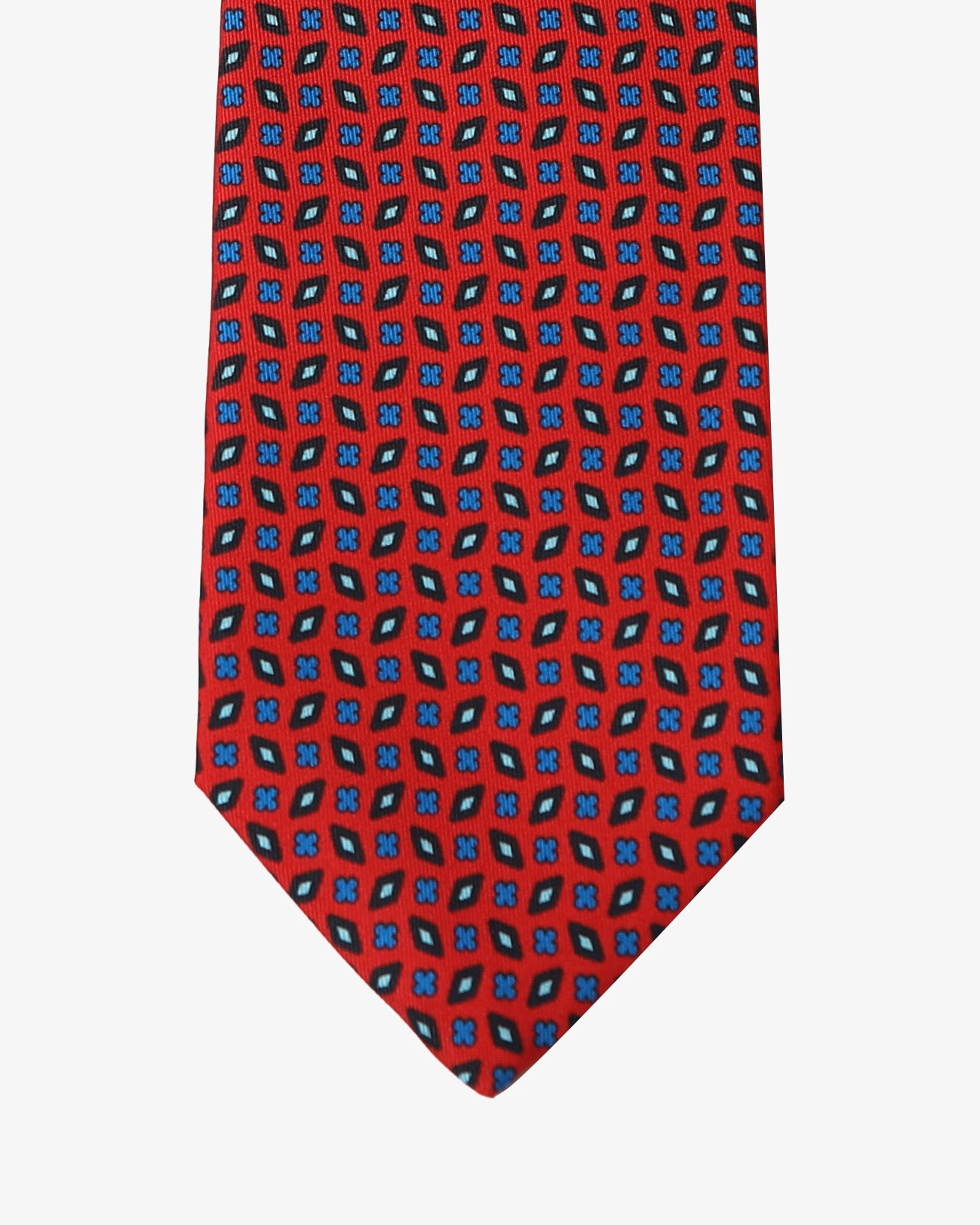 Cravatta con fantasia - Rosso