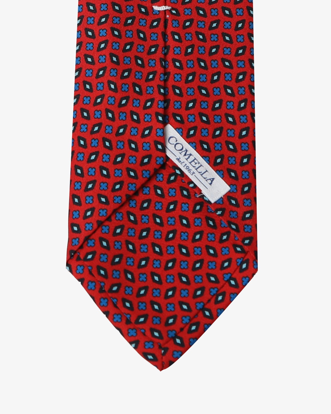 Cravatta con fantasia - Rosso