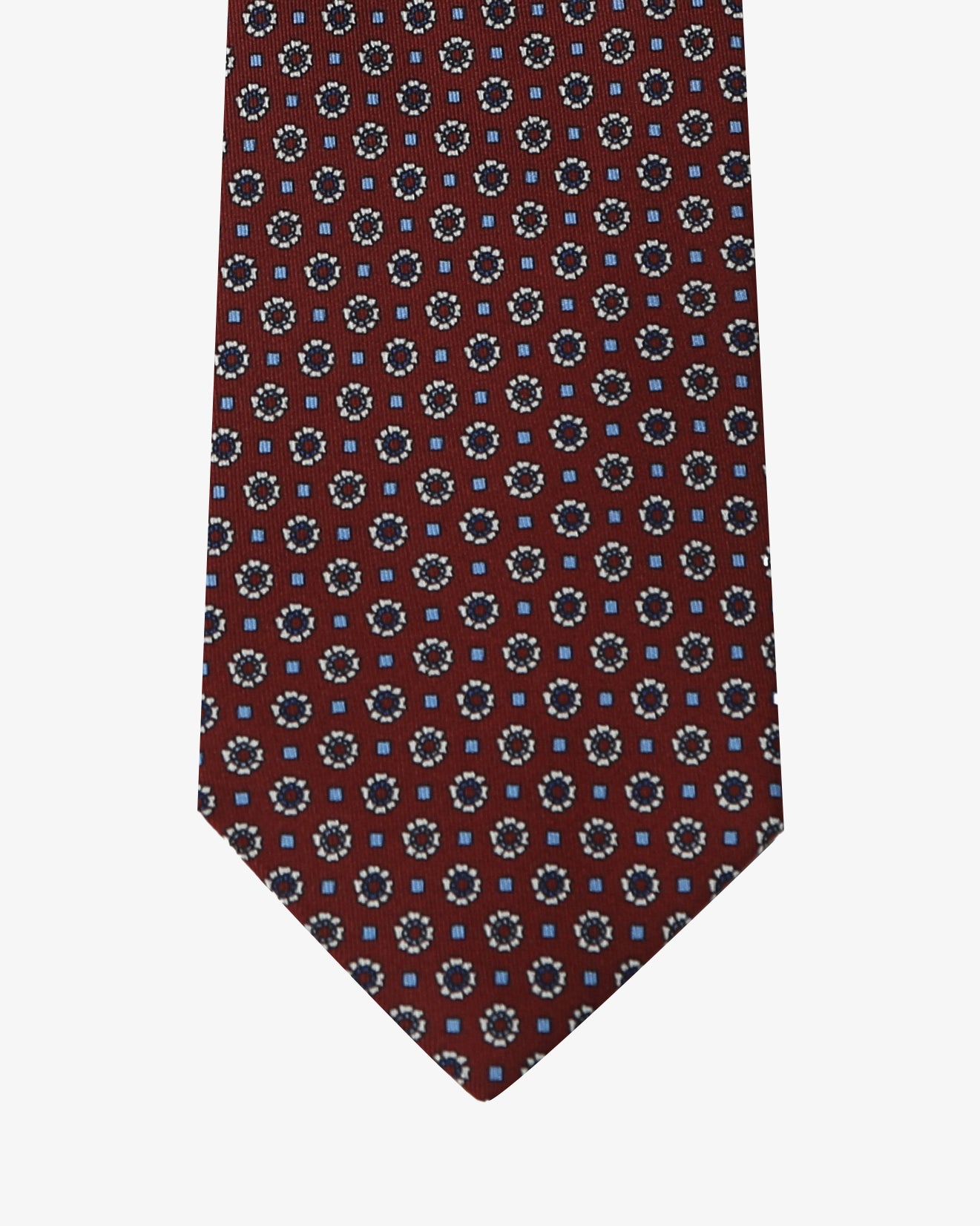 Cravatta con fantasia - Rosso