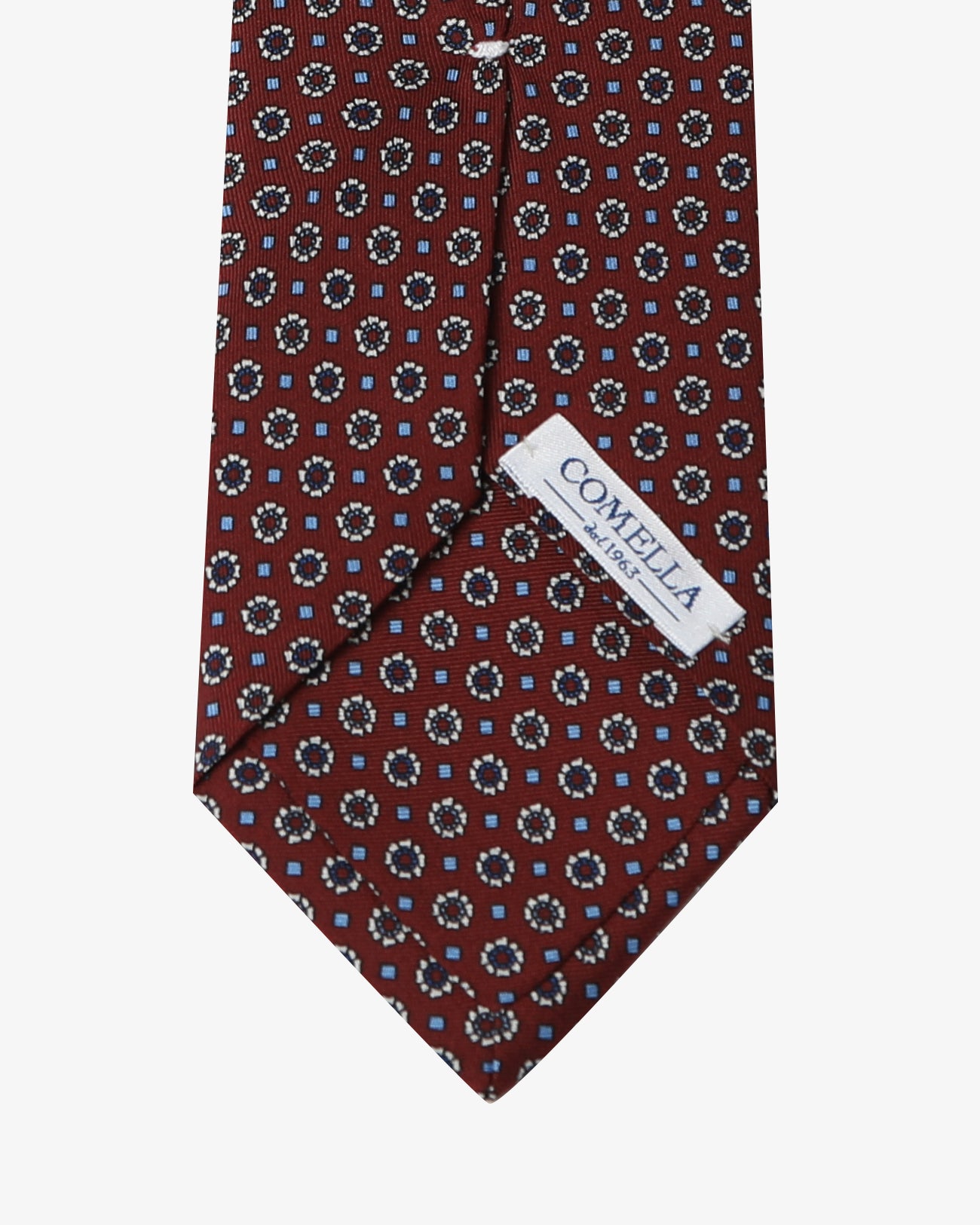 Cravatta con fantasia - Rosso