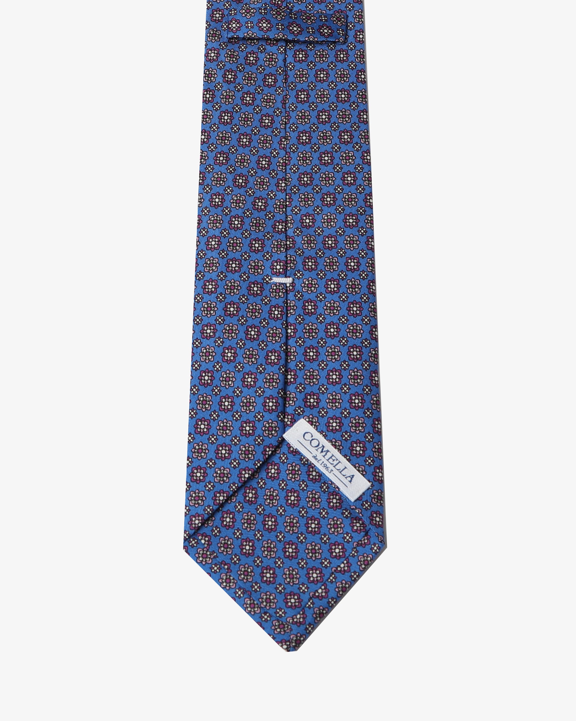 Cravatta con fantasia - Celeste