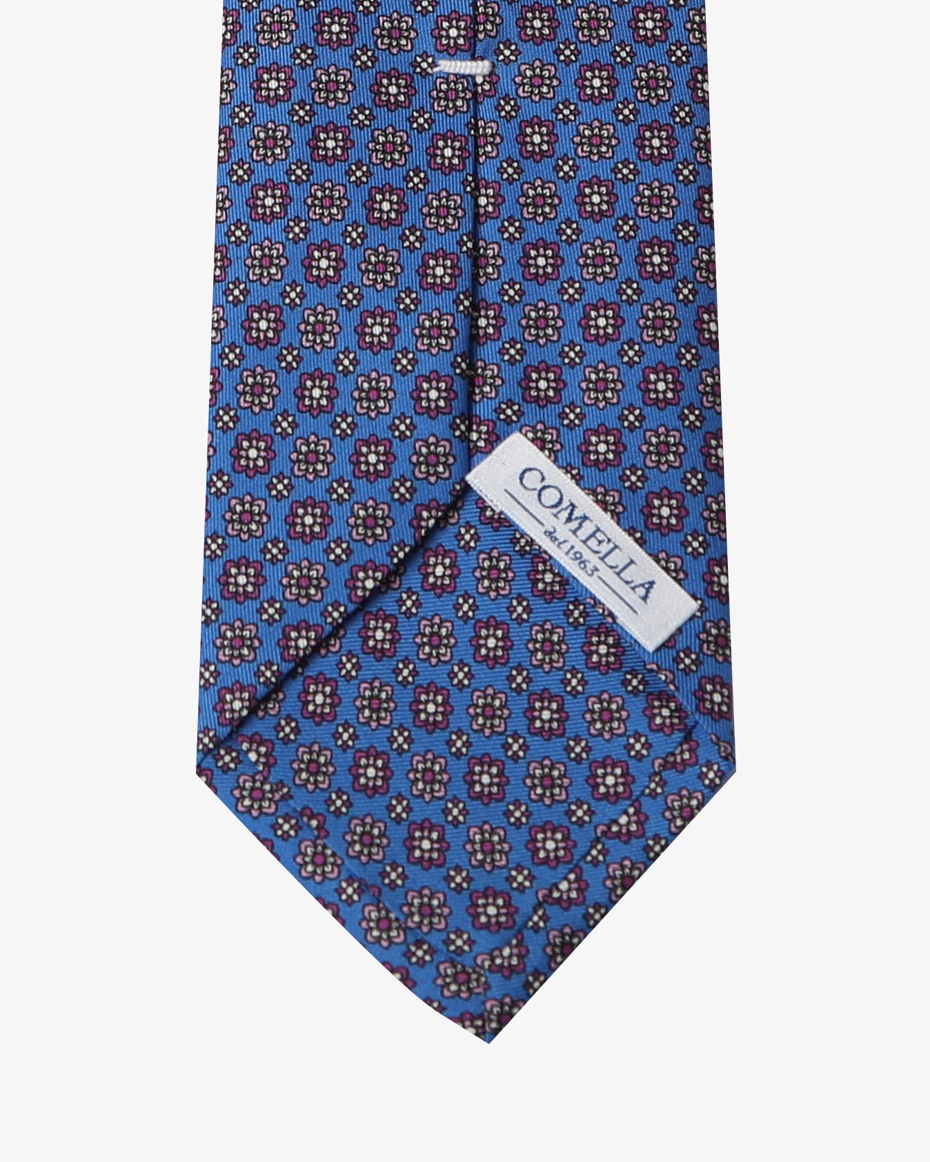 Cravatta con fantasia - Celeste