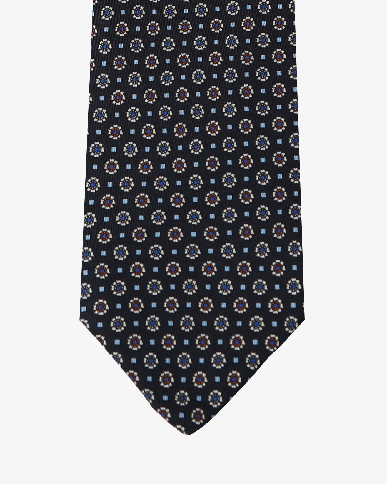 Cravatta con fantasia - Nero