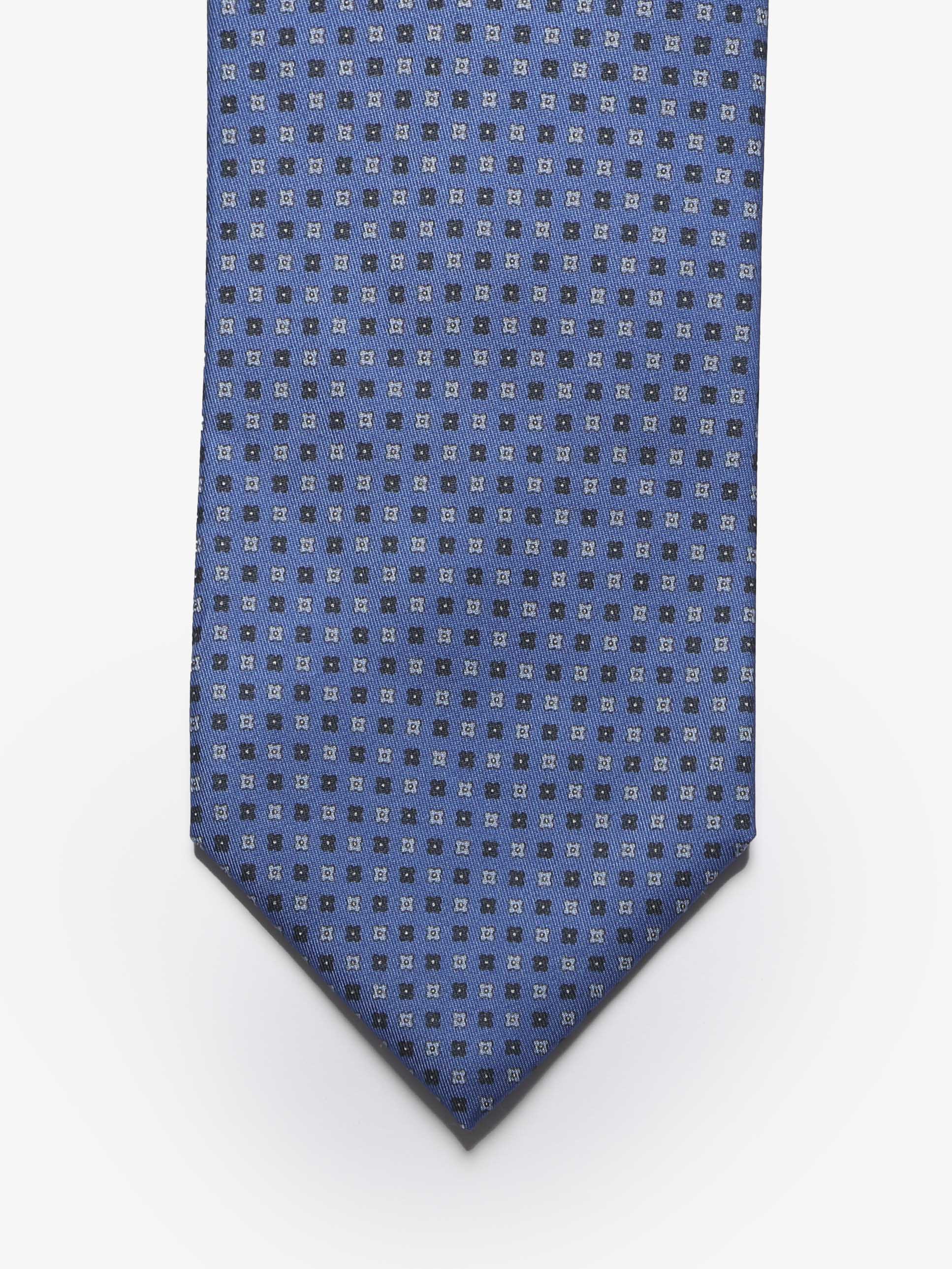 Cravatta sartoriale 5 pieghe - Blu