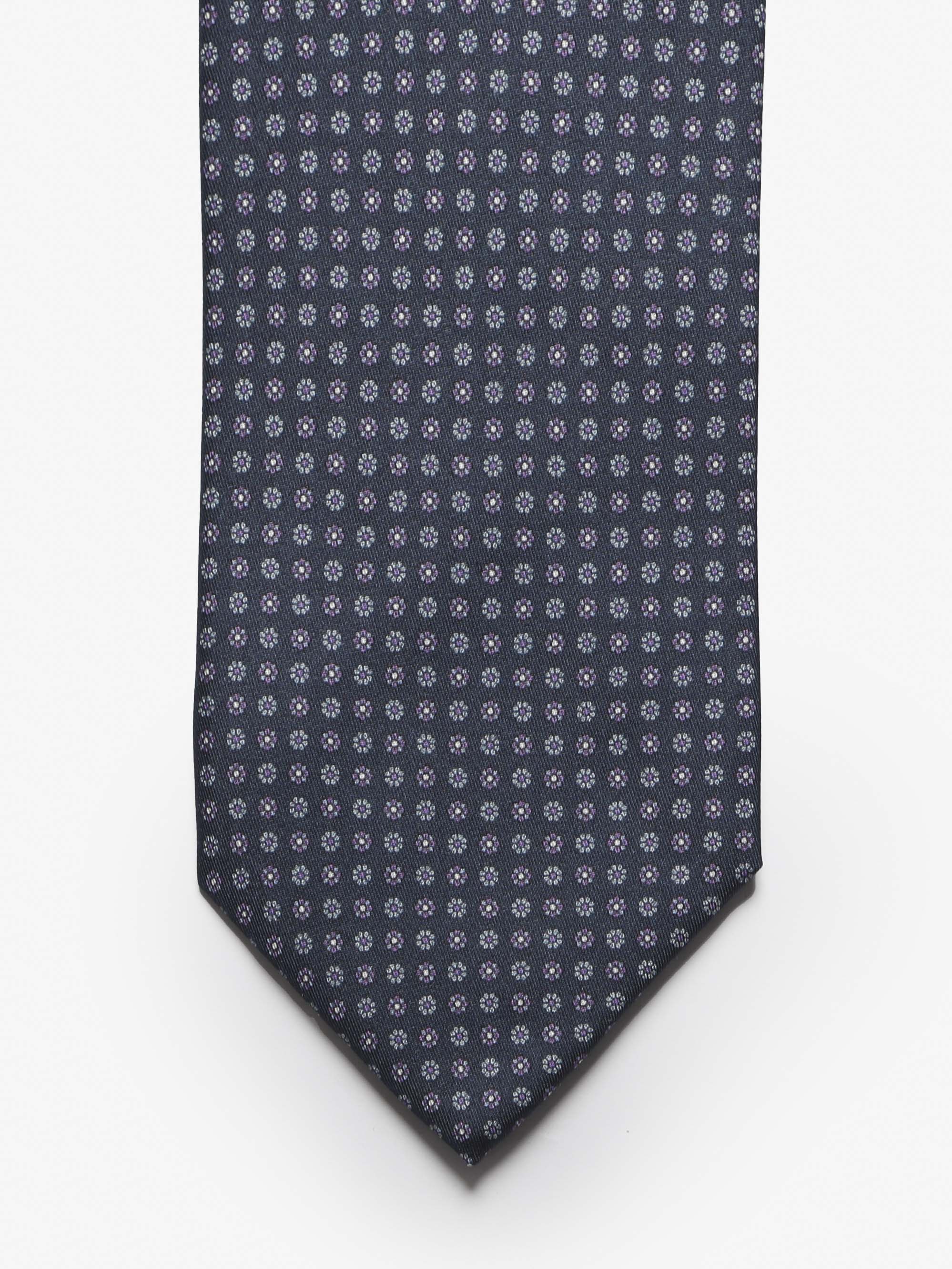 Cravatta sartoriale 5 pieghe - Blu