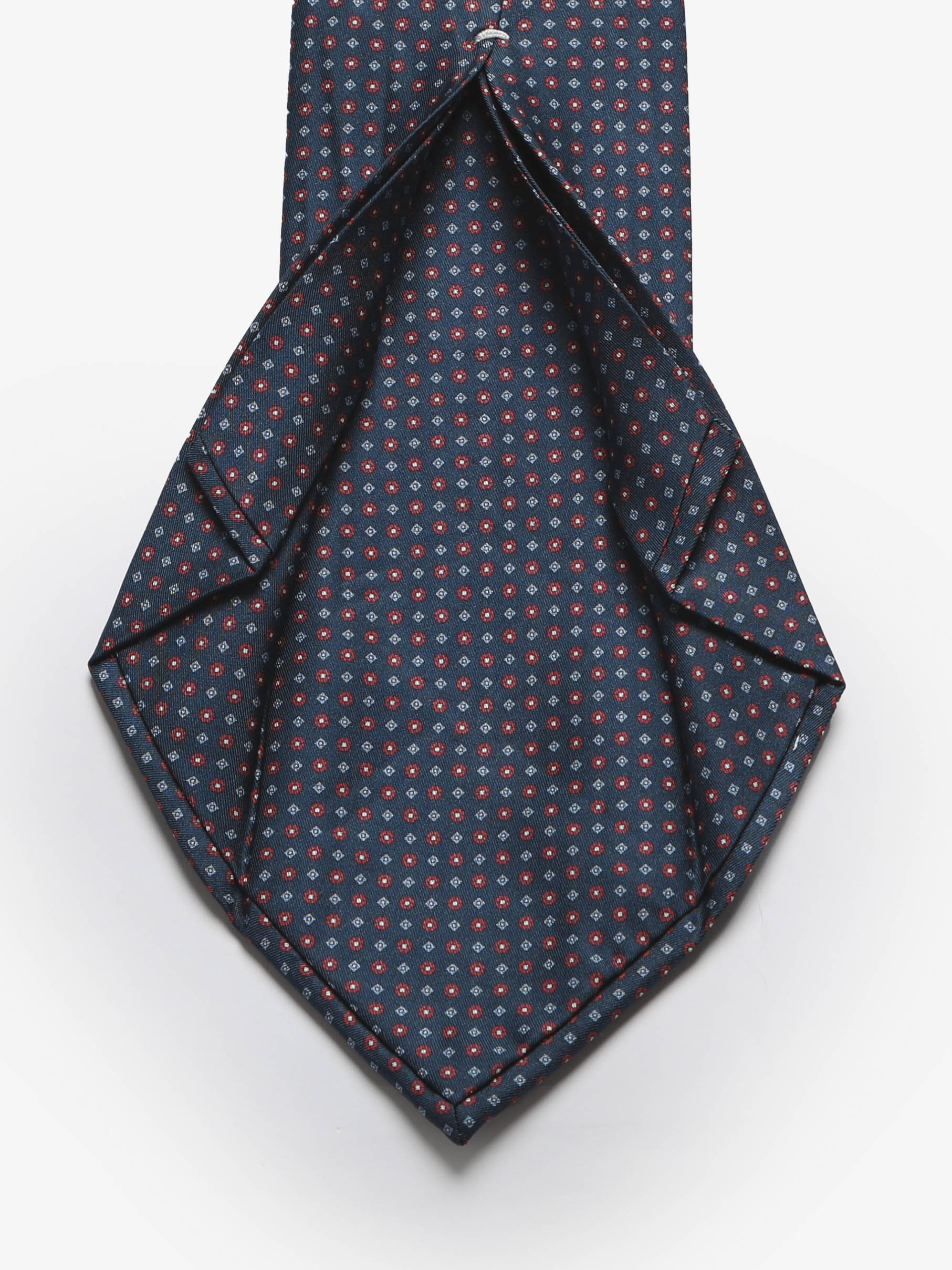 Cravatta sartoriale 5 pieghe - Blu Scuro