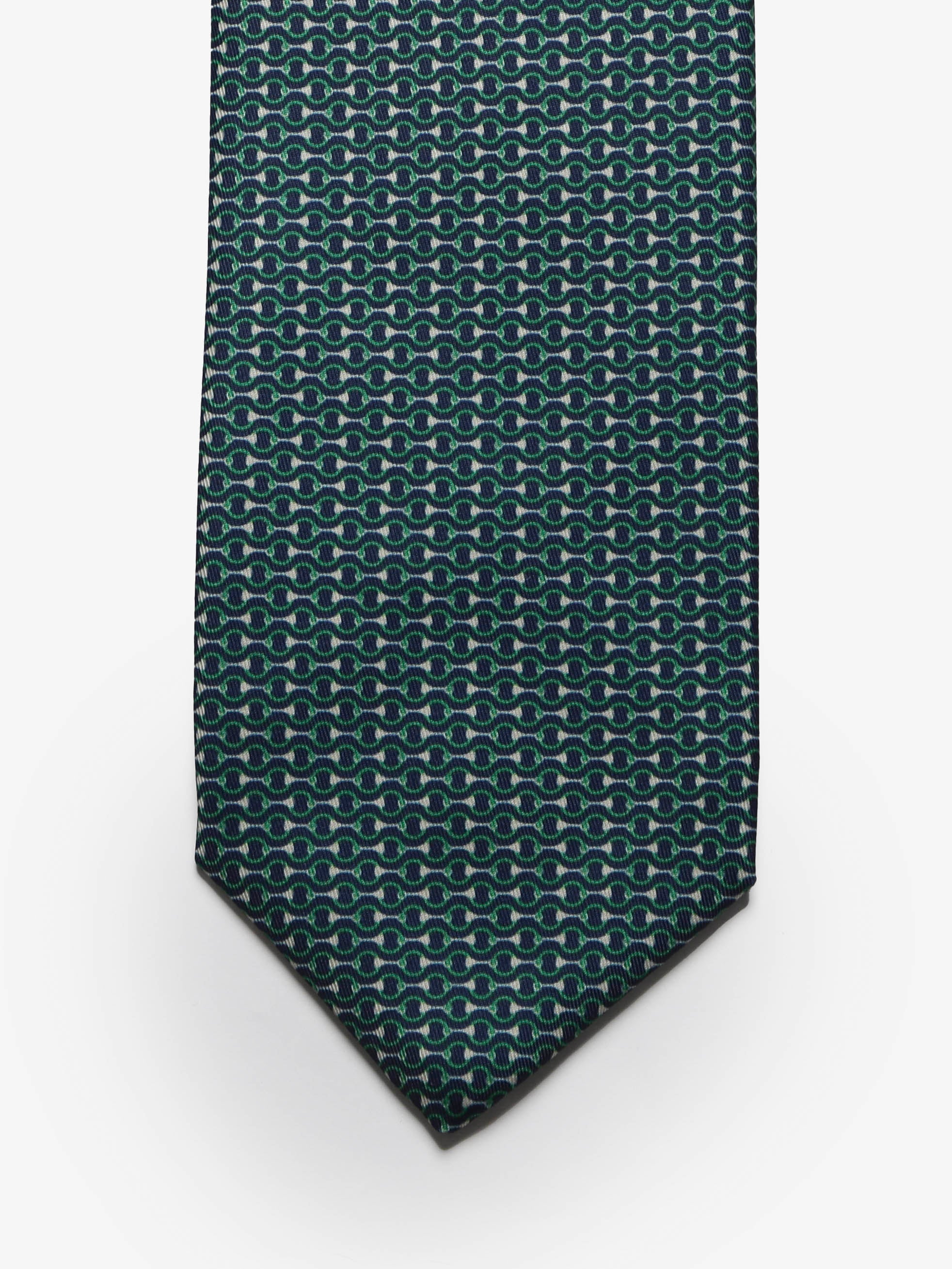 Cravatta sartoriale 5 pieghe - Verde