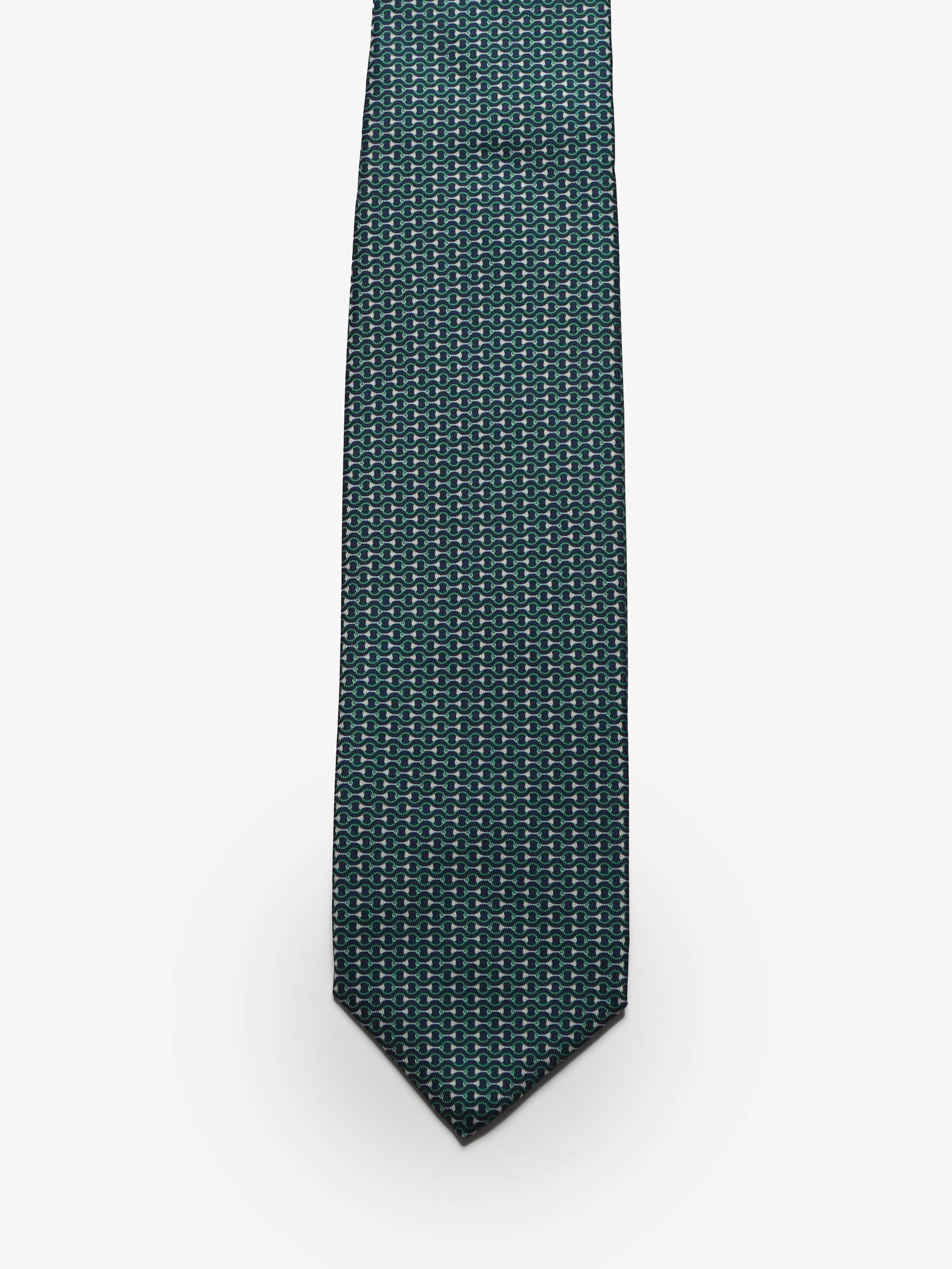 Cravatta sartoriale 5 pieghe - Verde