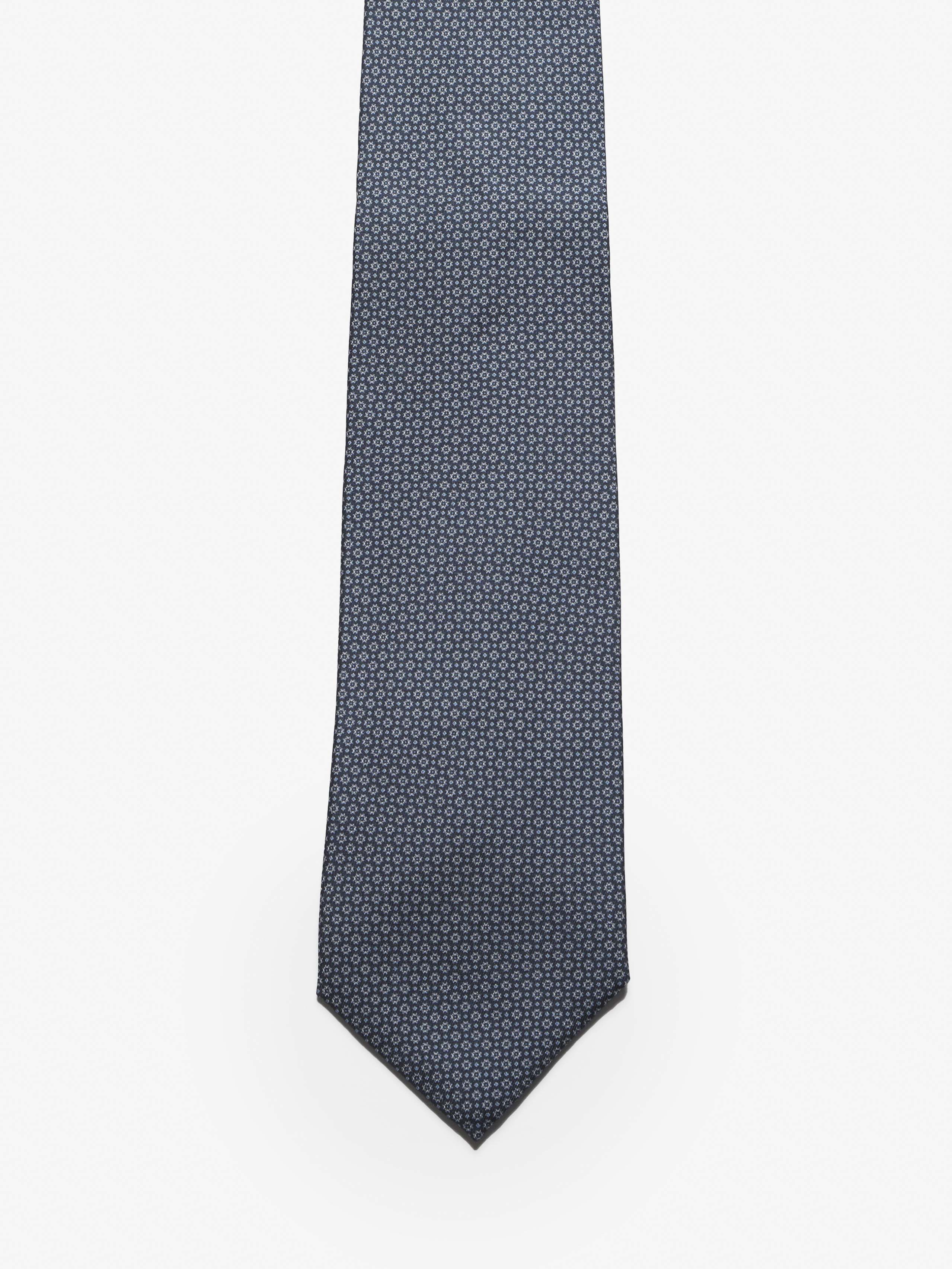 Cravatta sartoriale 5 pieghe - Blu