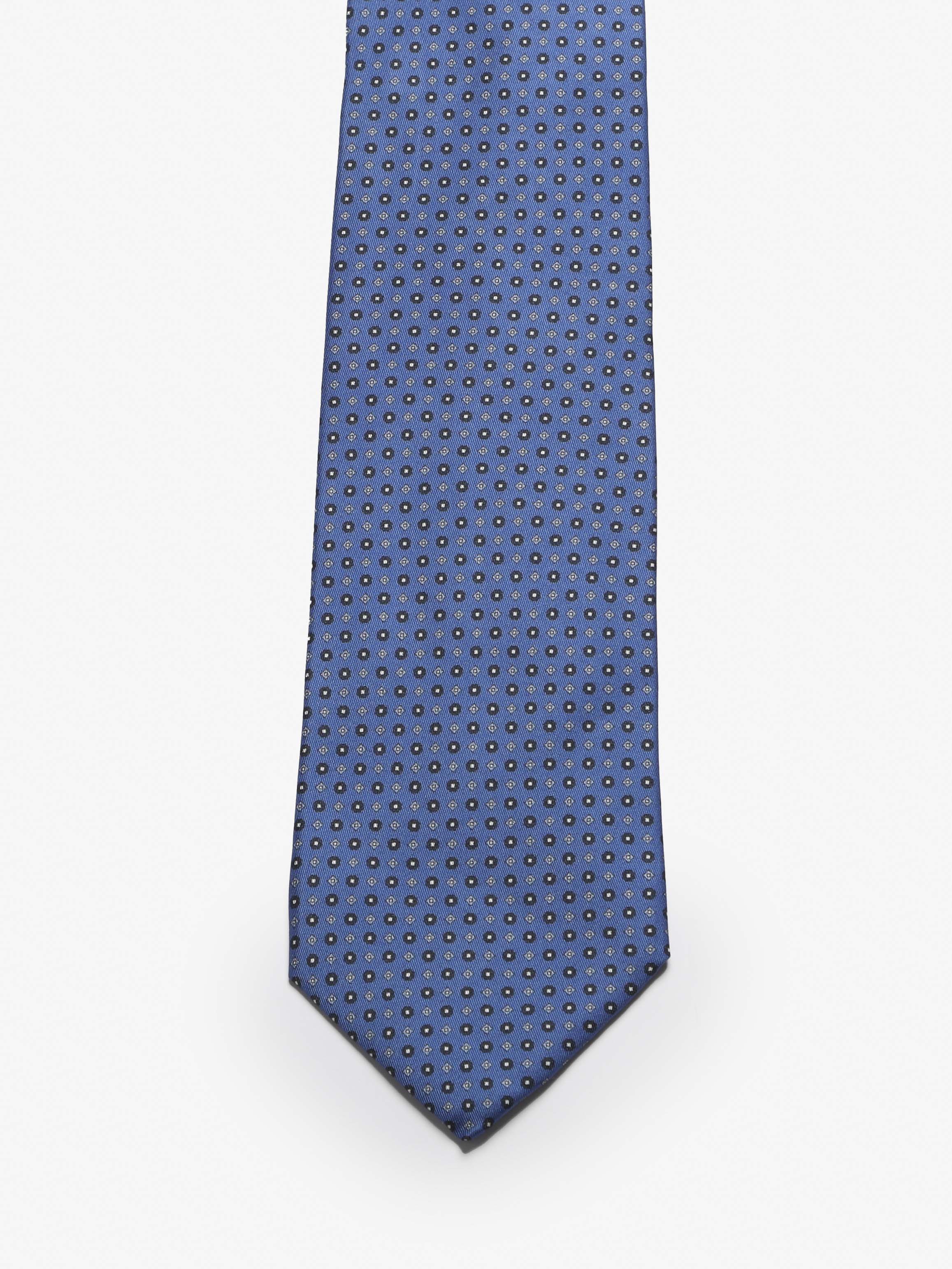 Cravatta sartoriale 5 pieghe - Blu