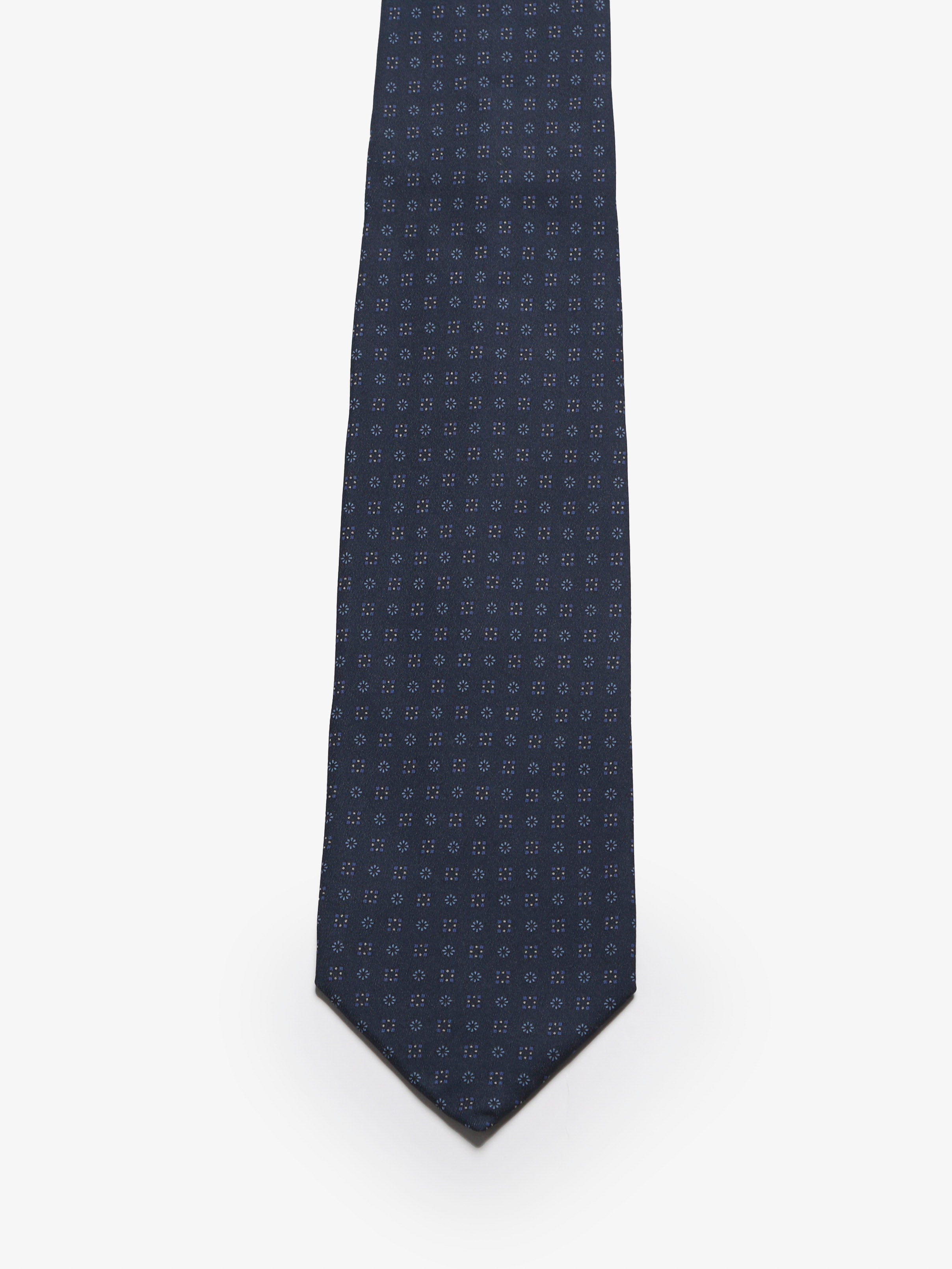 Cravatta sartoriale 5 pieghe - Blu Scuro