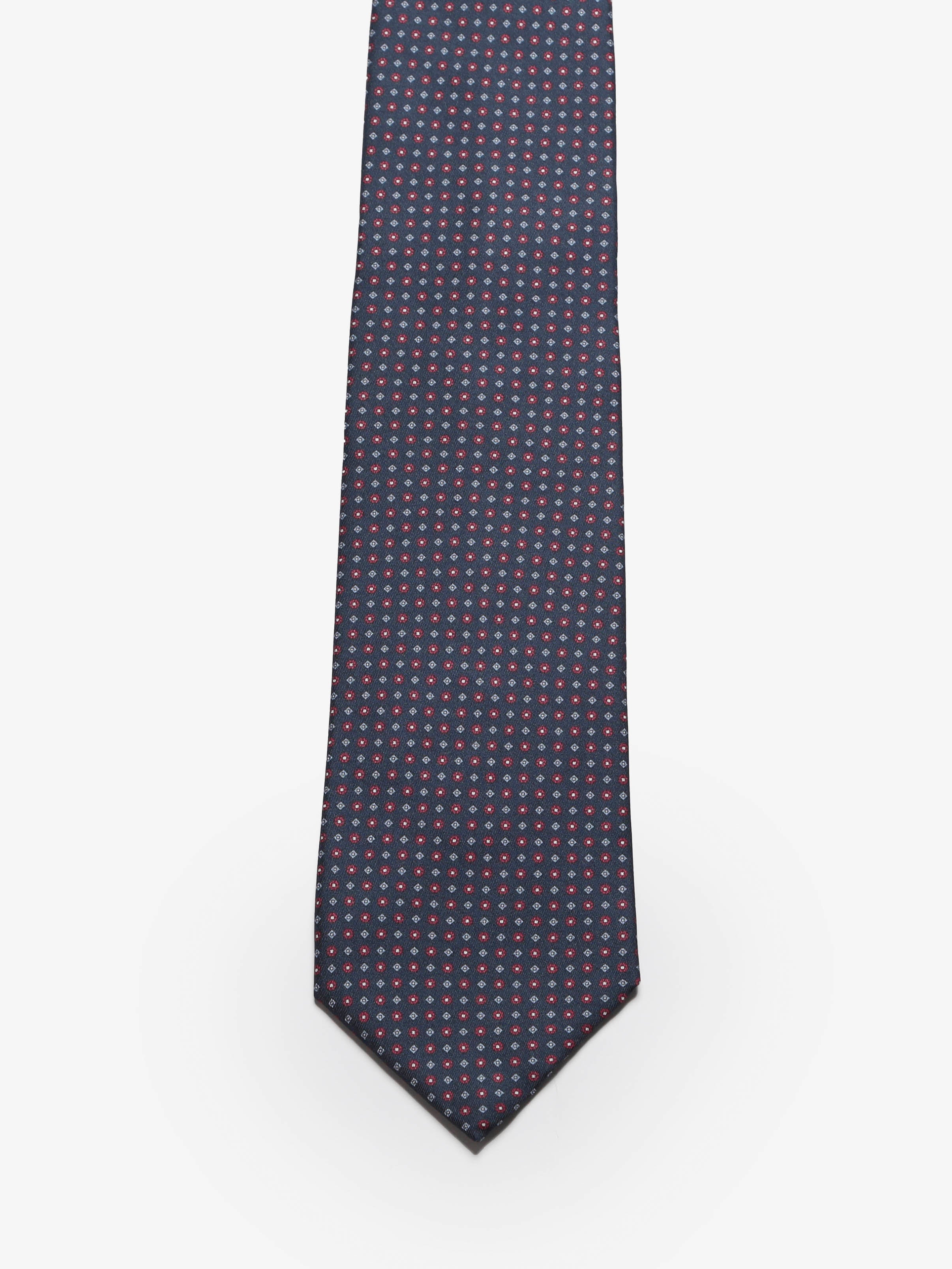 Cravatta sartoriale 5 pieghe - Blu Scuro