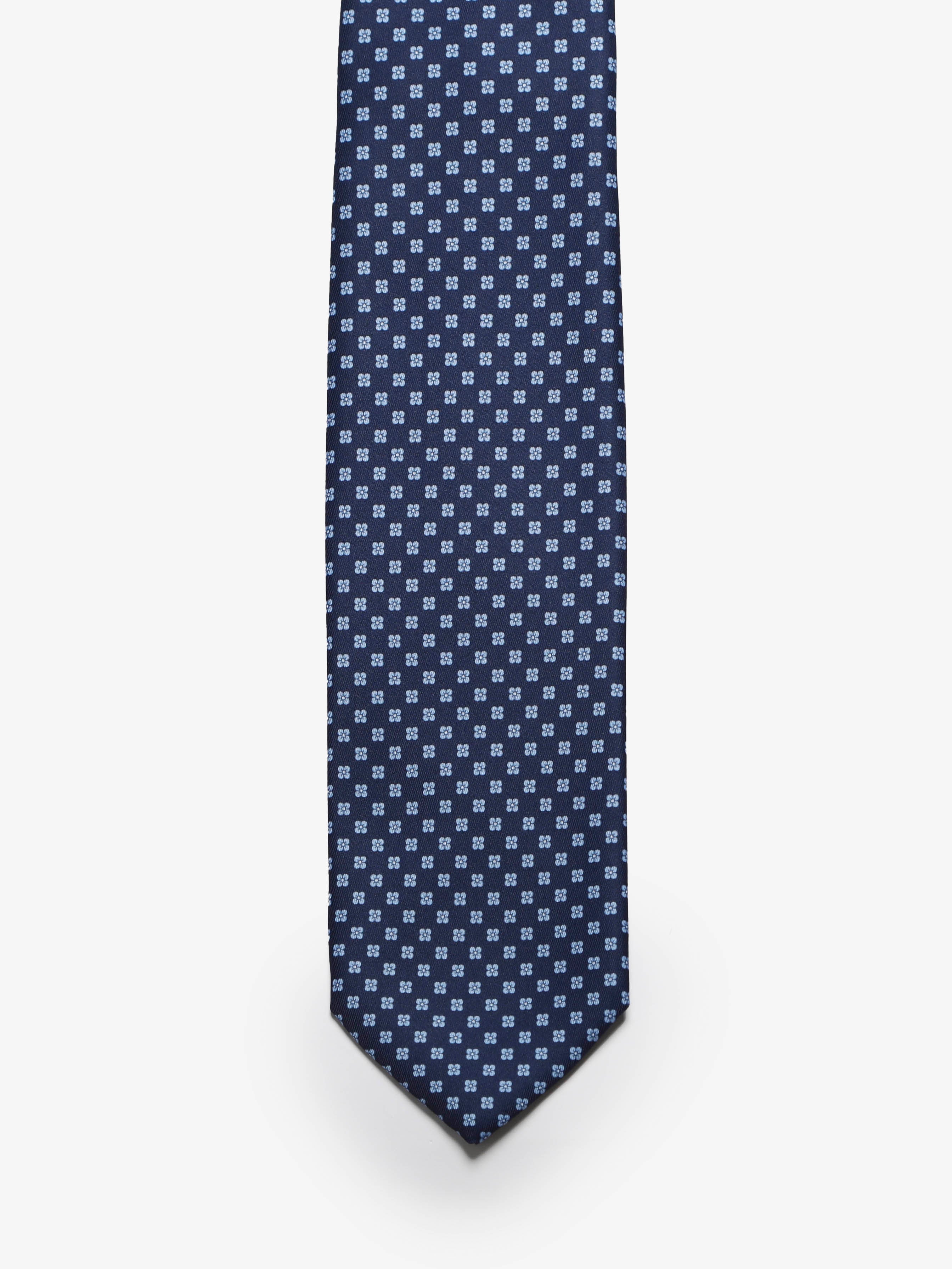 Cravatta sartoriale 5 pieghe - Blu