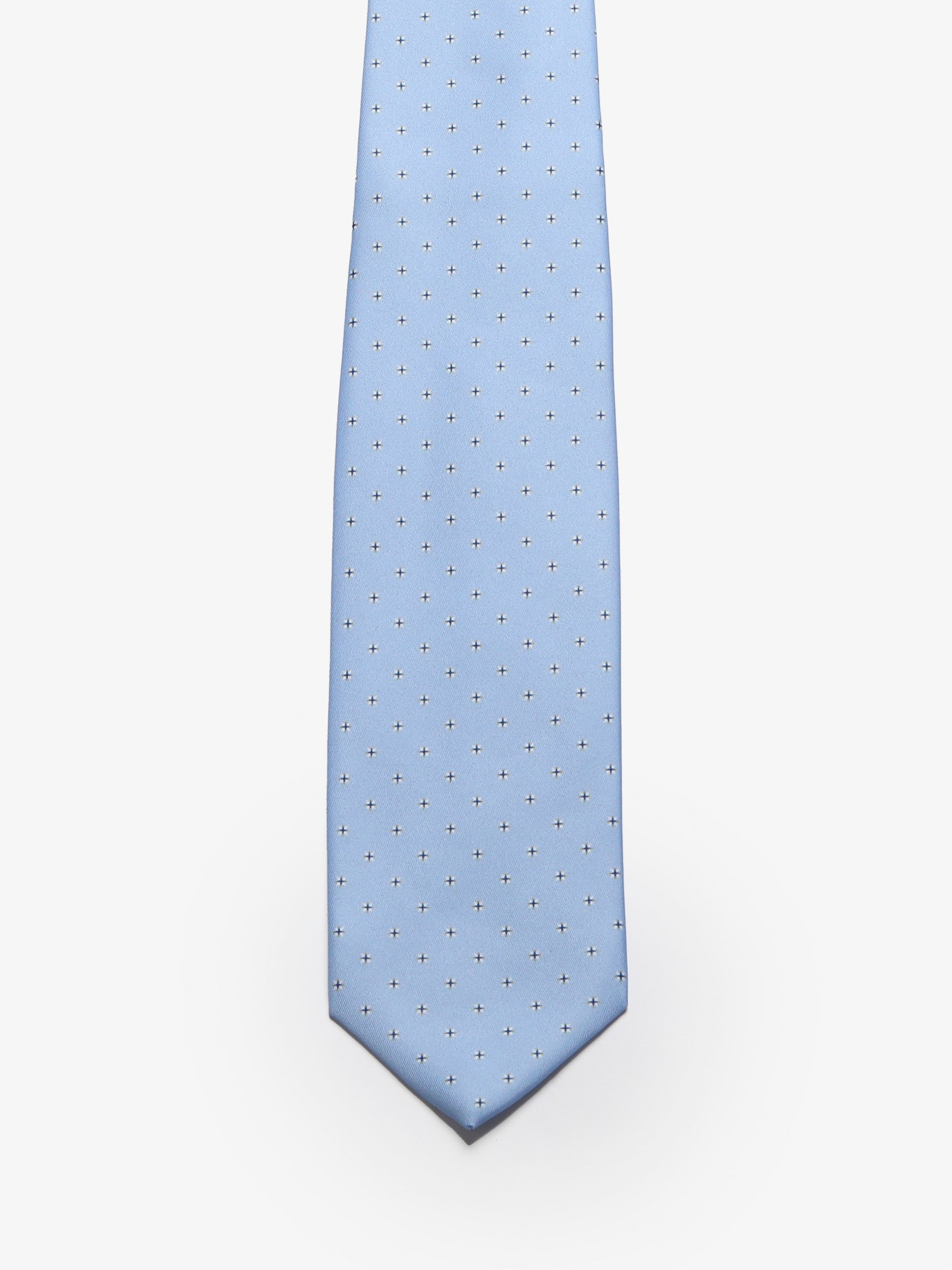 Cravatta sartoriale 5 pieghe - Azzurro