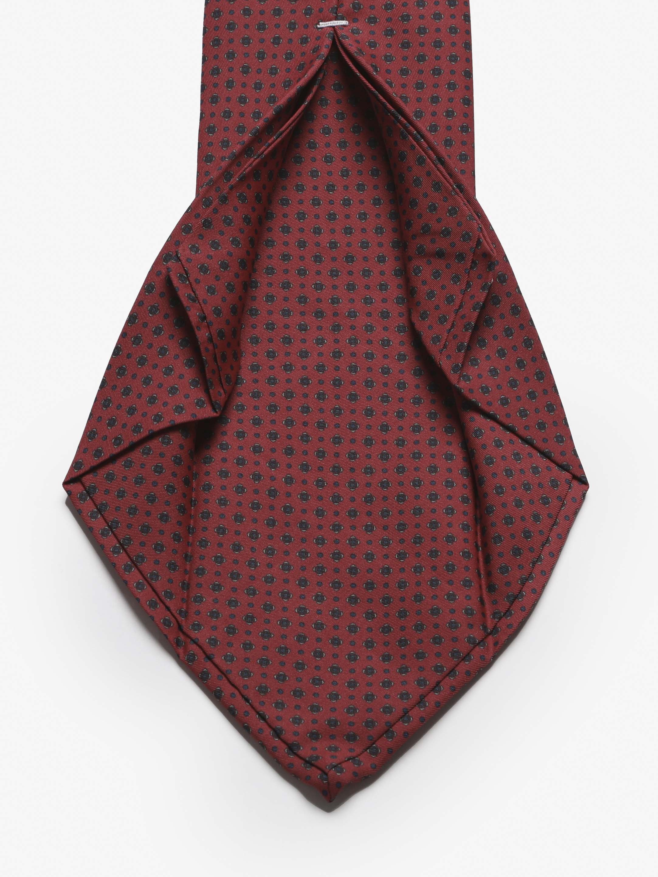 Cravatta sartoriale 5 pieghe - Rosso