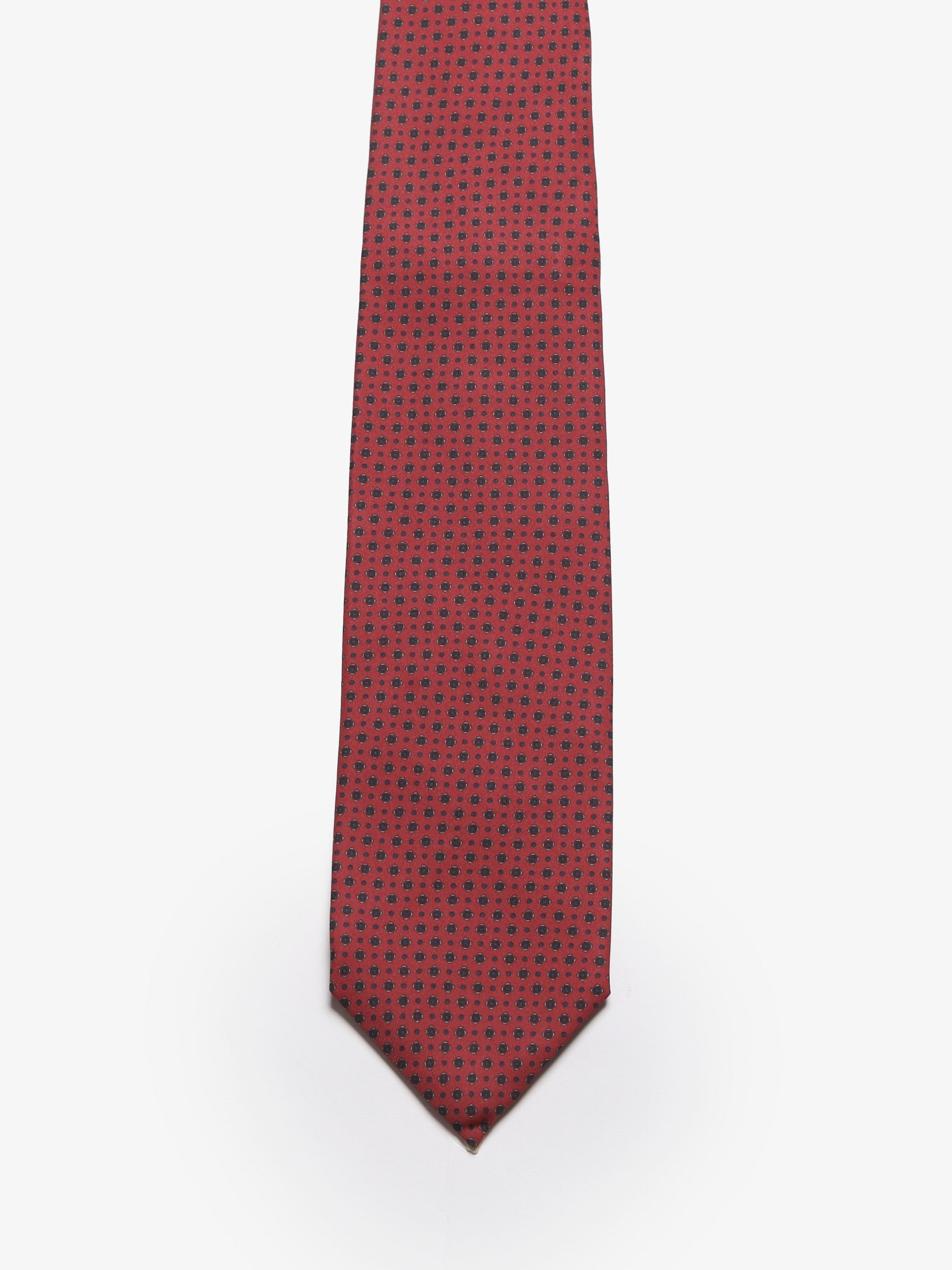 Cravatta sartoriale 5 pieghe - Rosso
