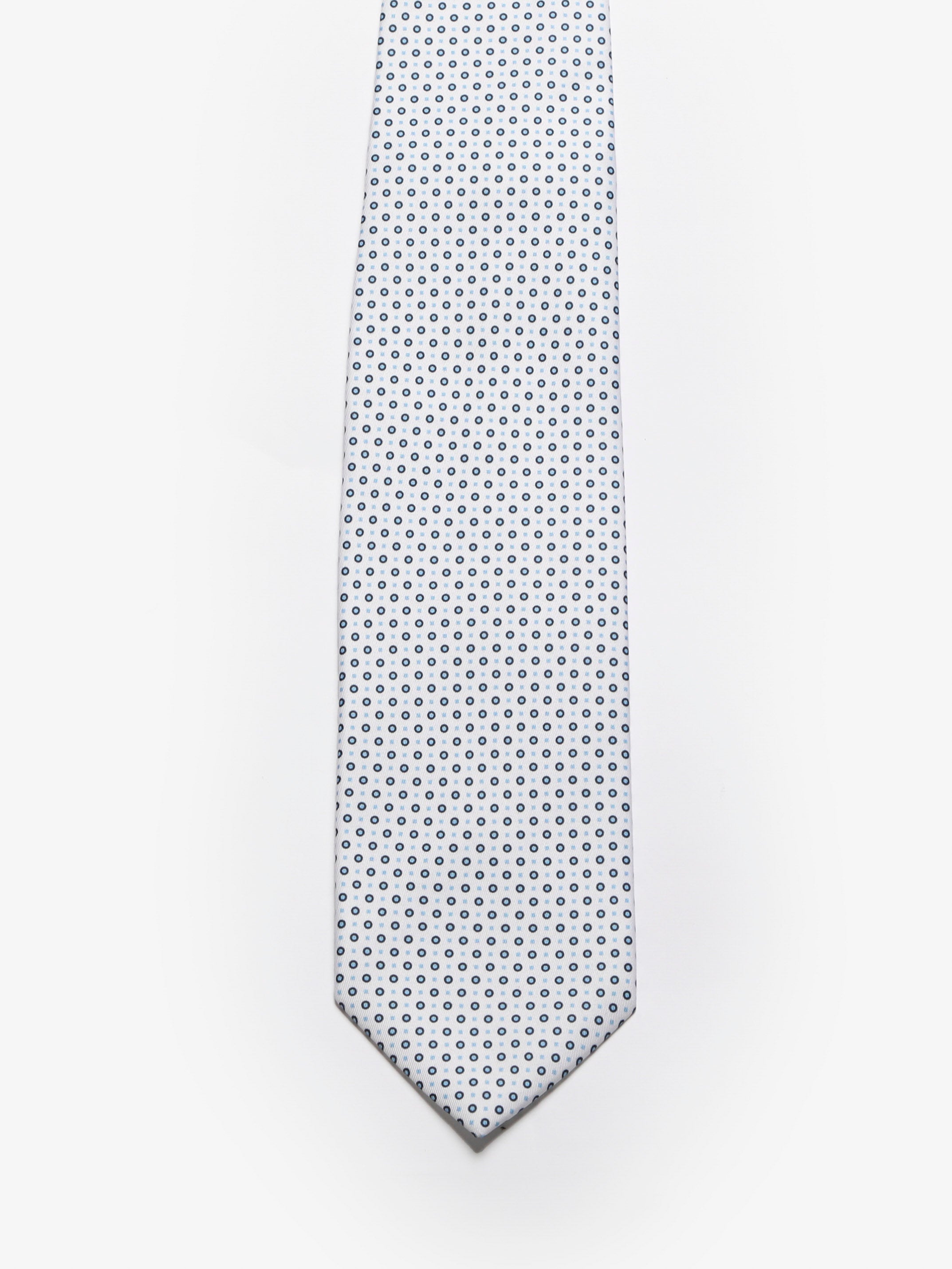 Cravatta sartoriale 5 pieghe - Bianco
