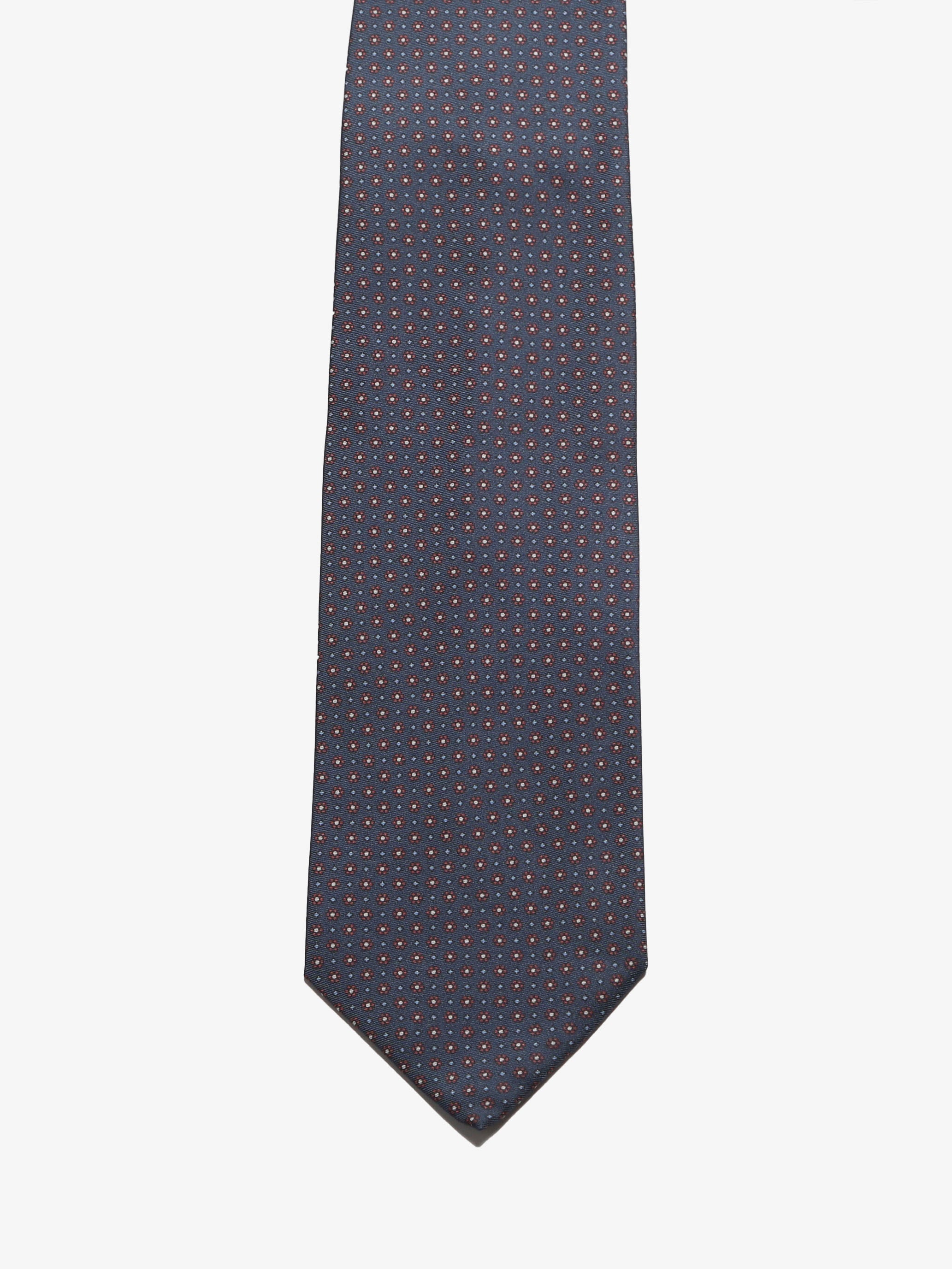 Cravatta sartoriale 5 pieghe - Blu Scuro