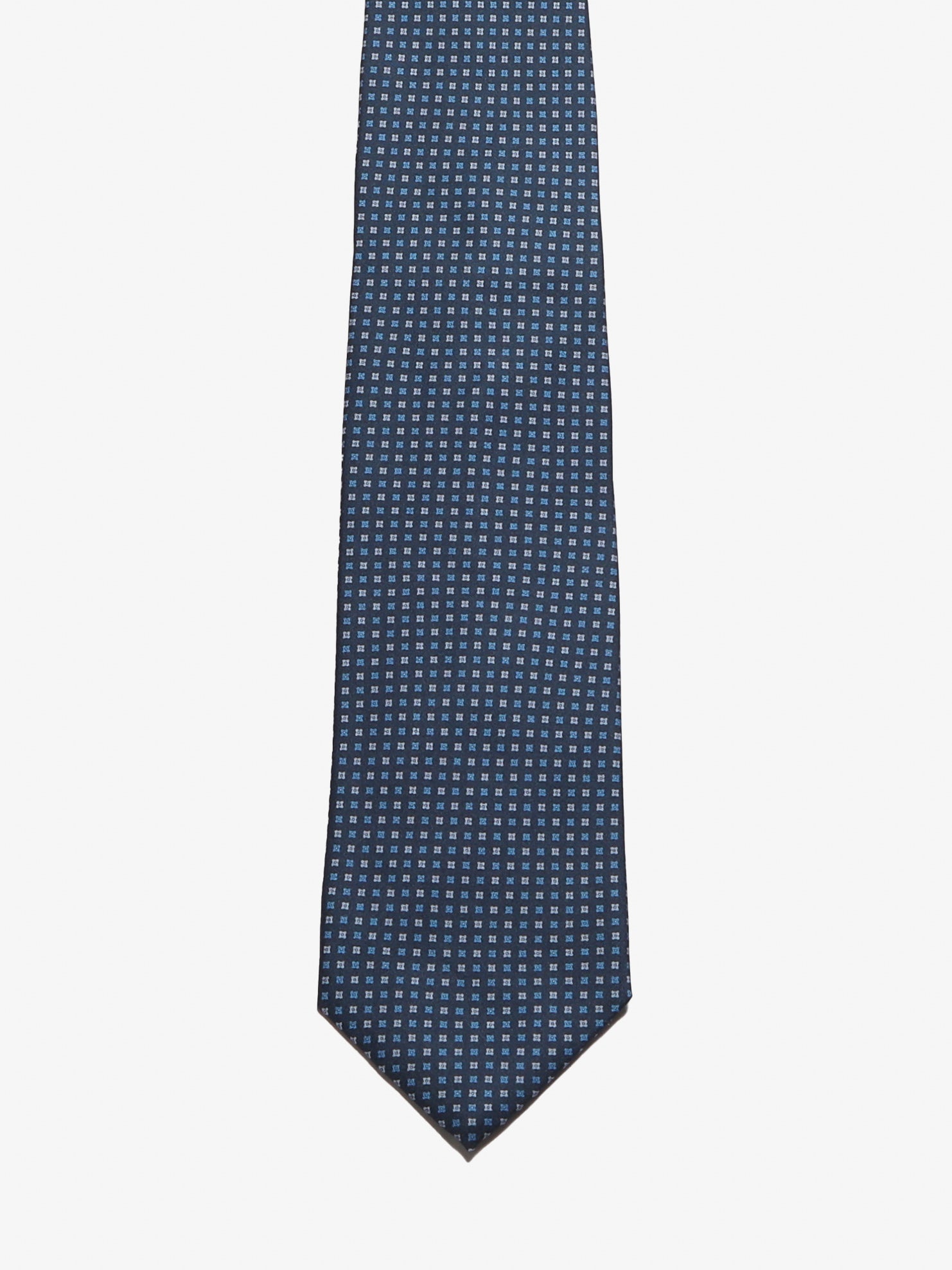 Cravatta sartoriale 5 pieghe - Blu