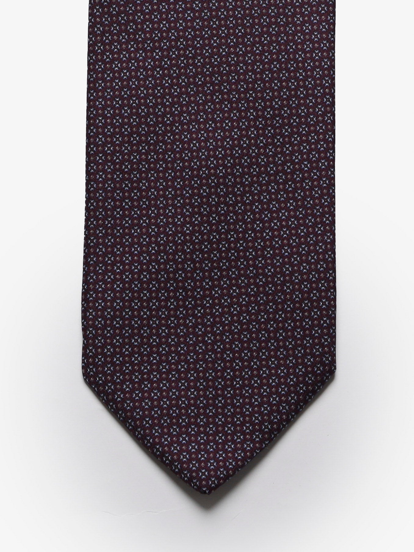 Cravatta sartoriale 7 pieghe - Rosso Scuro